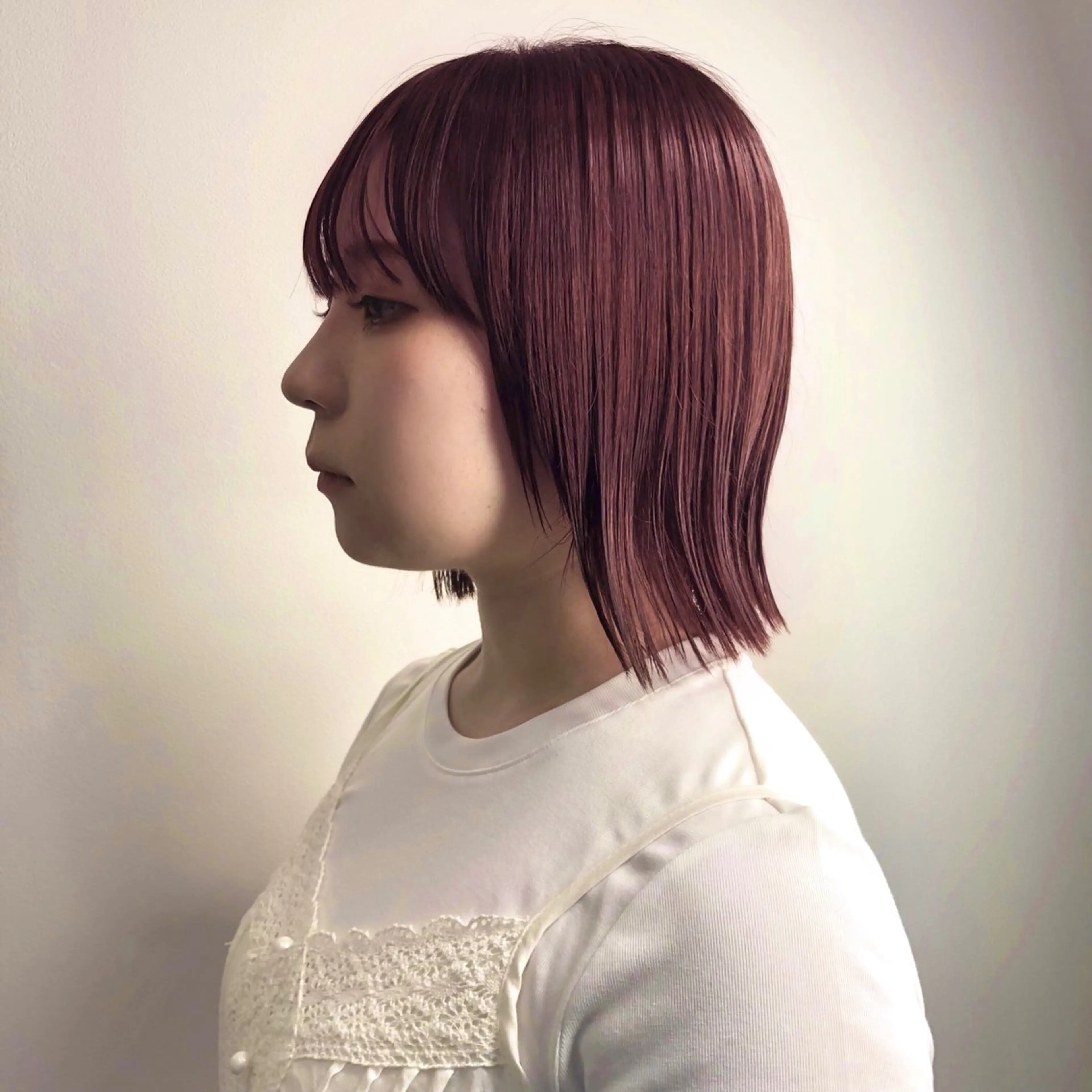 ミディアム カラー ヘアルーム カフーのヘアスタイル