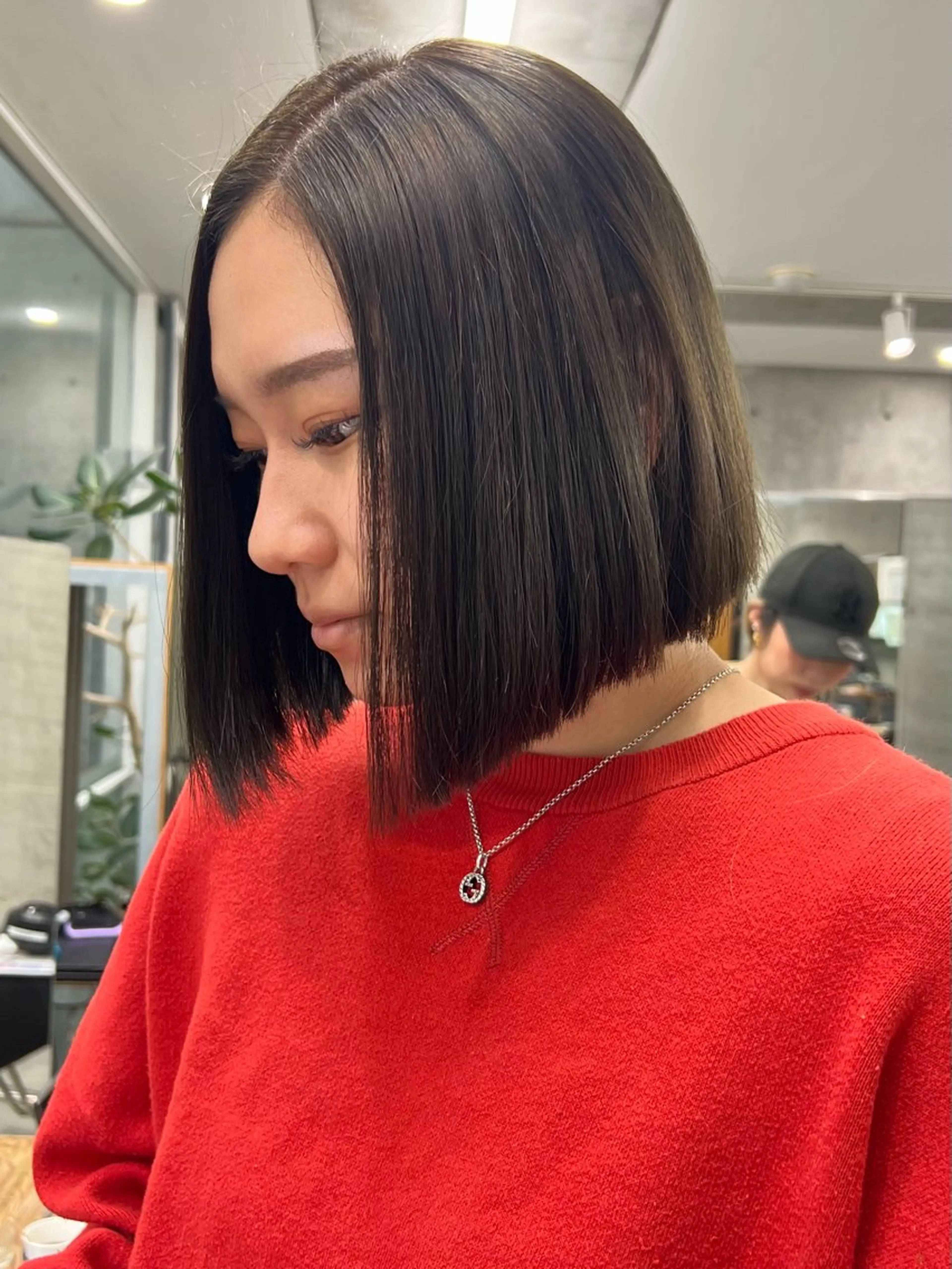 🌈ブリーチなしで綺麗にしたい方向け🌈カット＋ワンカラー＋つるつるトリートメント/6000円の写真