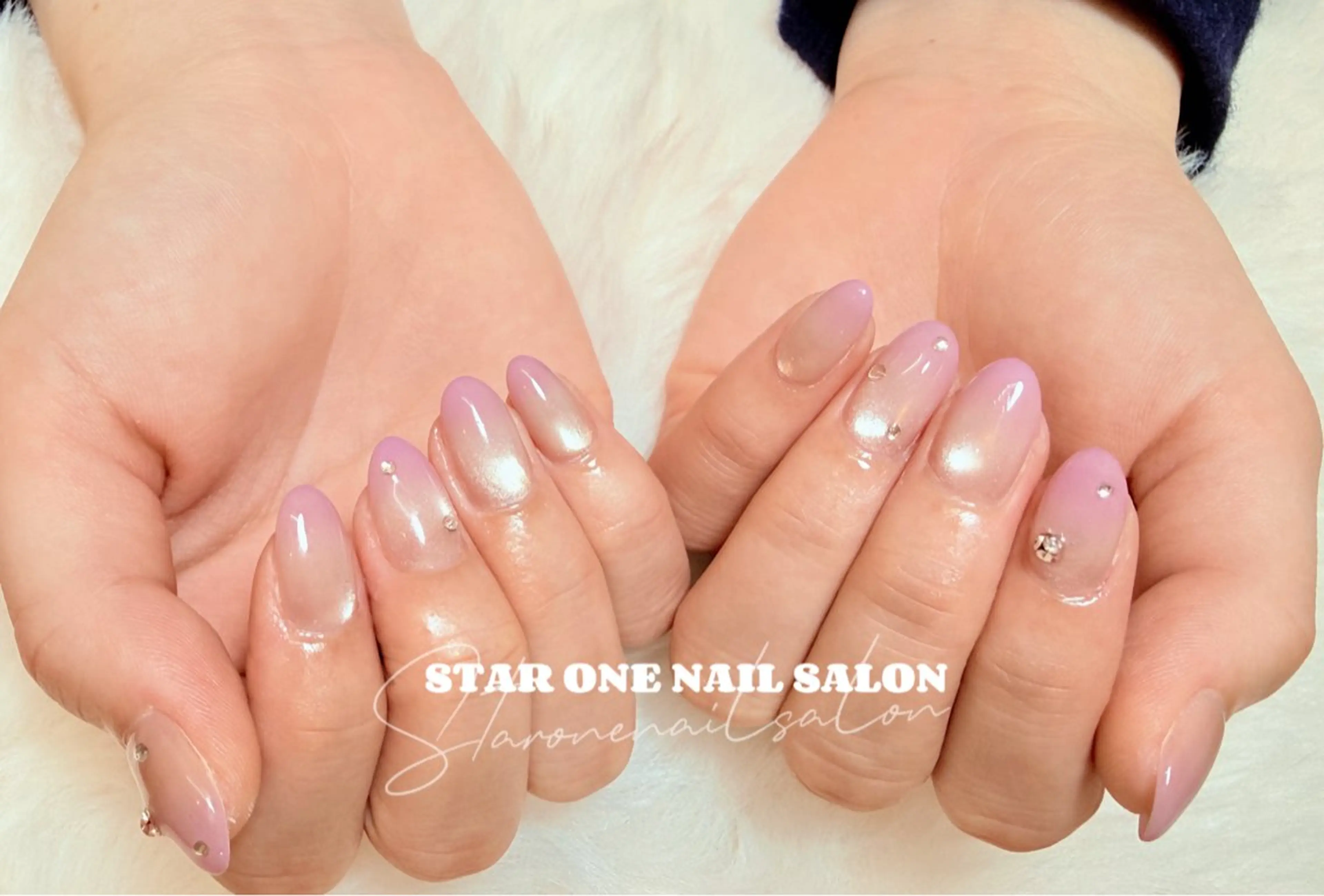 ネイル ハンドネイル 星 あみのネイルデザイン