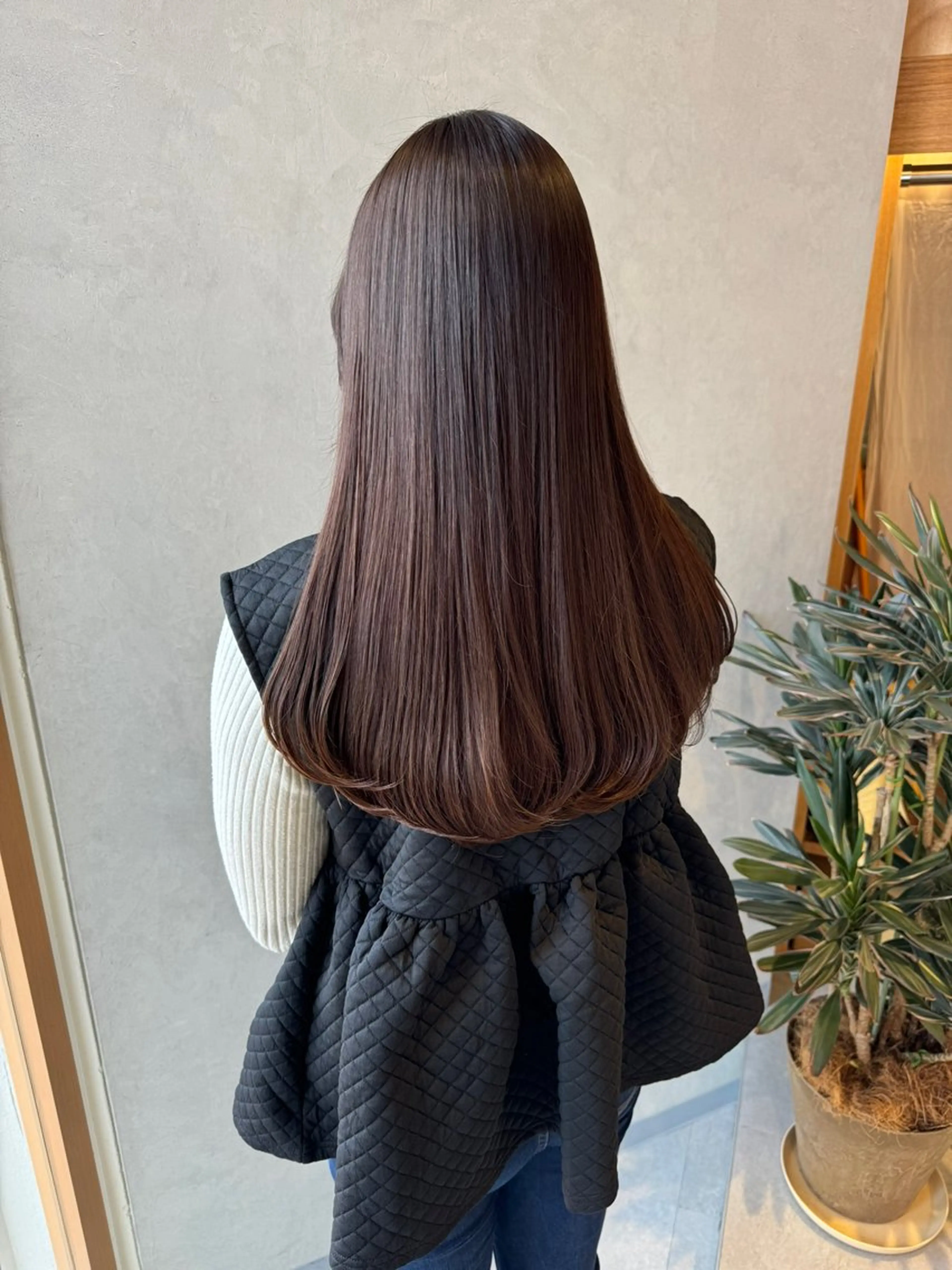 セミロング カット ヘアカラー トリートメント レイヤー/ボブパーマ /垢抜け/タクミのヘアスタイル