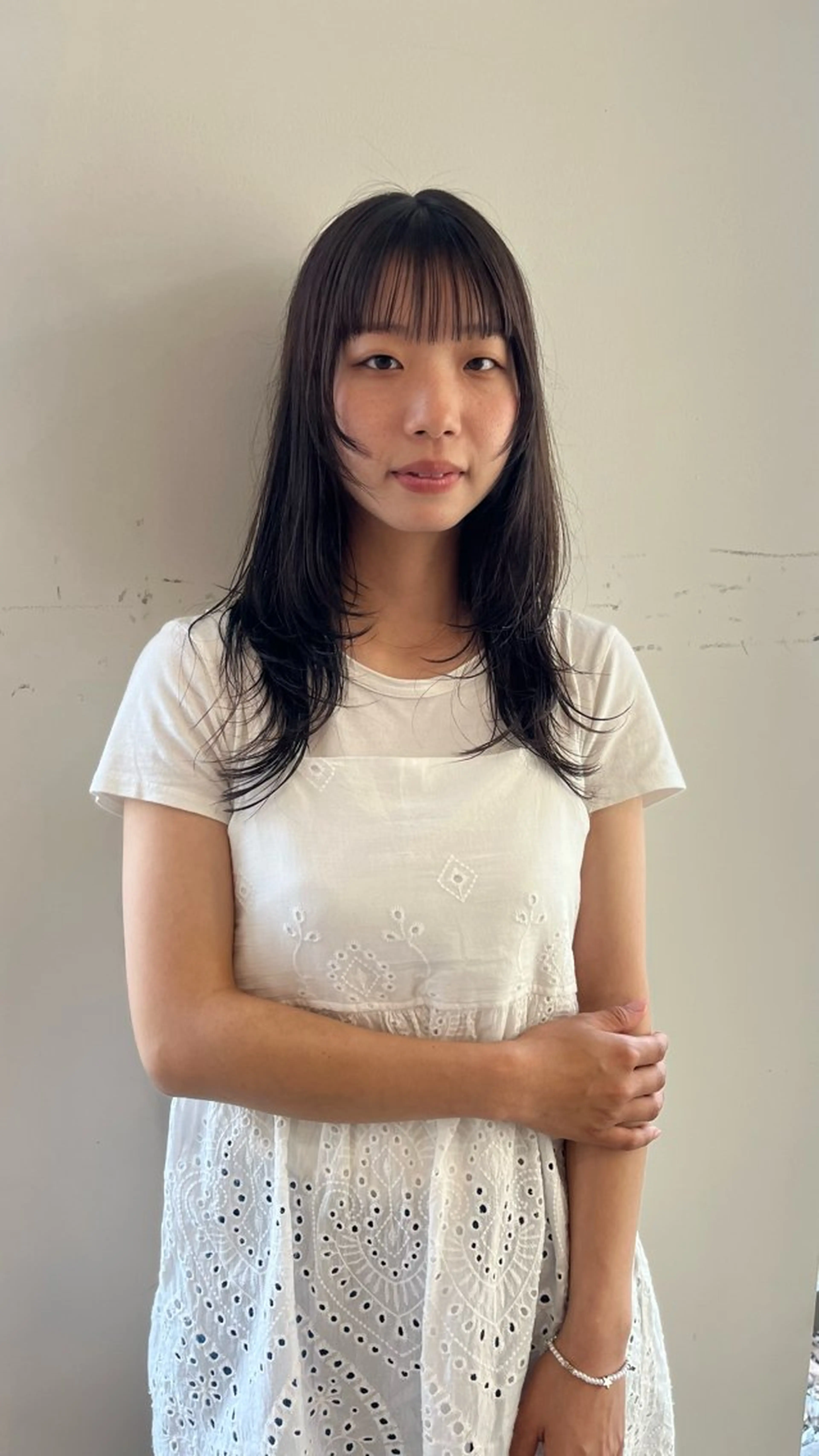 セミロング カラー ヘアアレンジ 姫路/飾磨 reika 🌛のヘアスタイル