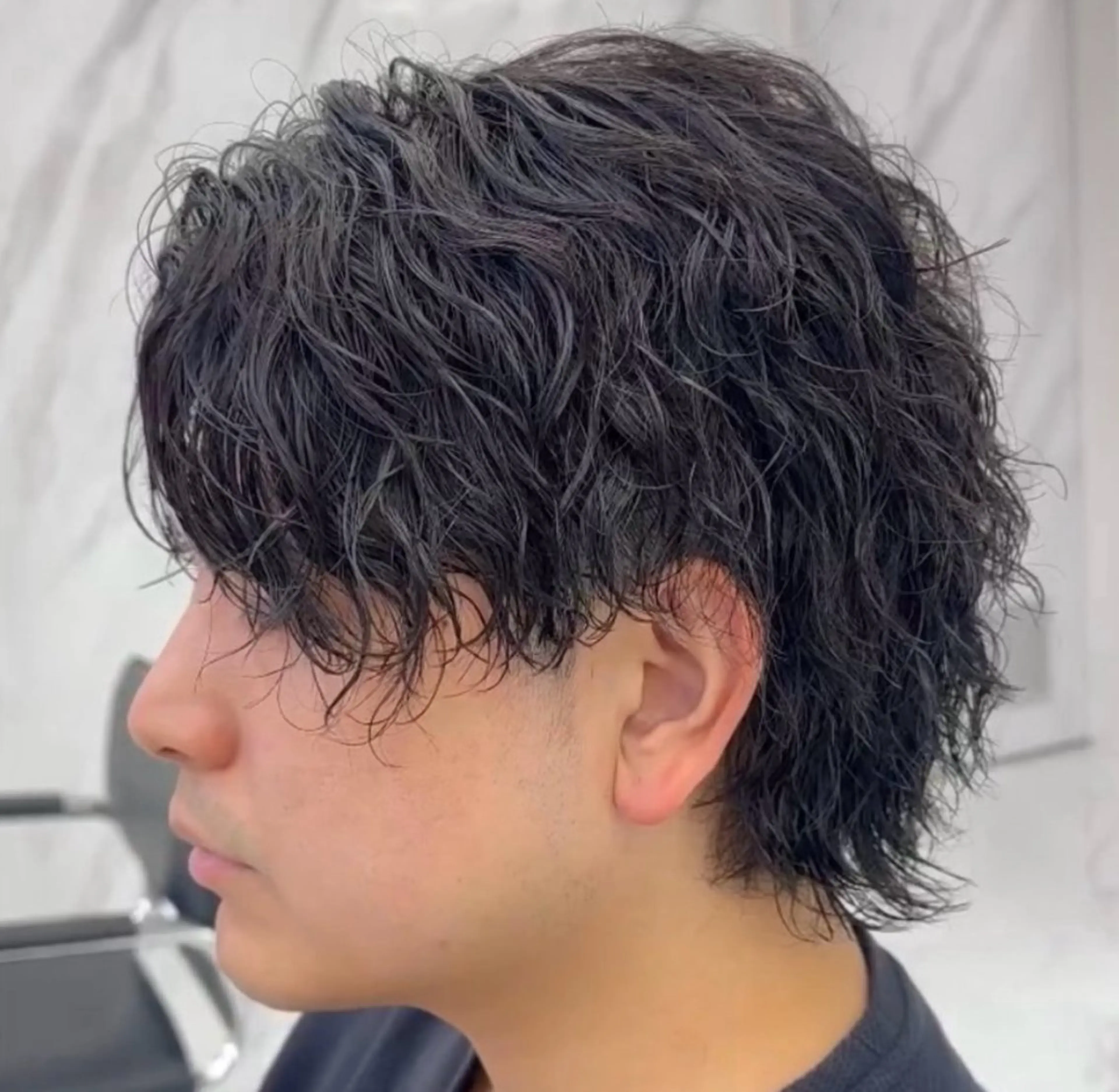 ショート カット パーマ トリートメント ヘアセット 蛯原 興輝のヘアスタイル