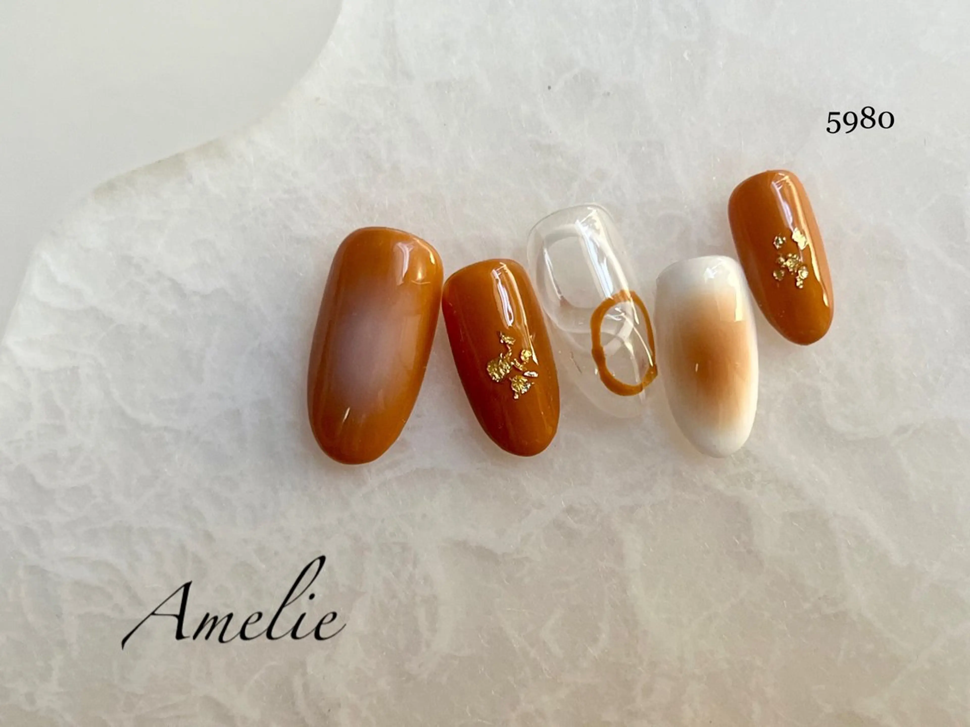 ネイル ハンドネイル いちじゅう あおいのネイルデザイン