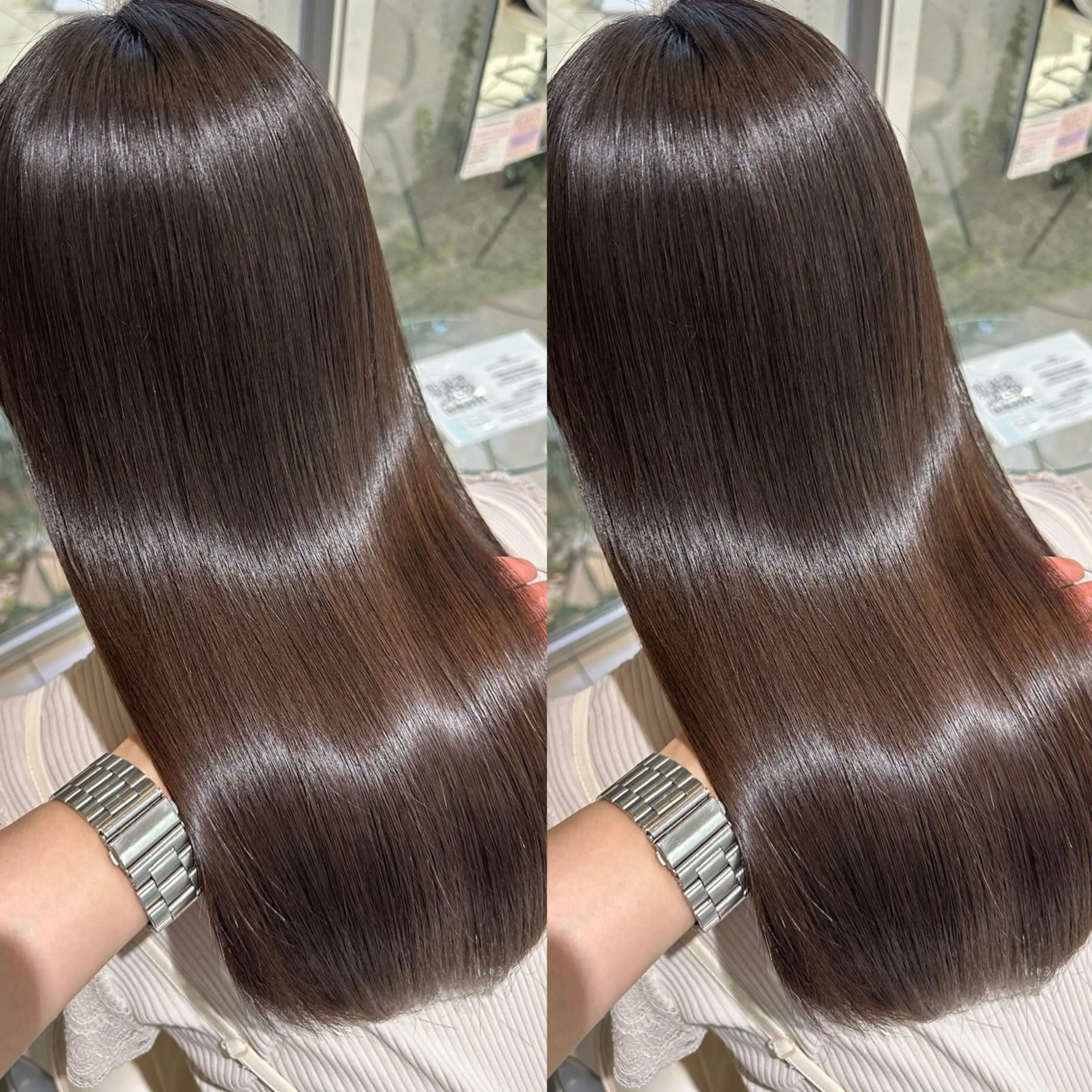 ロング カット 縮毛矯正 トリートメント 髪質改善 竹川裕太のヘアスタイル