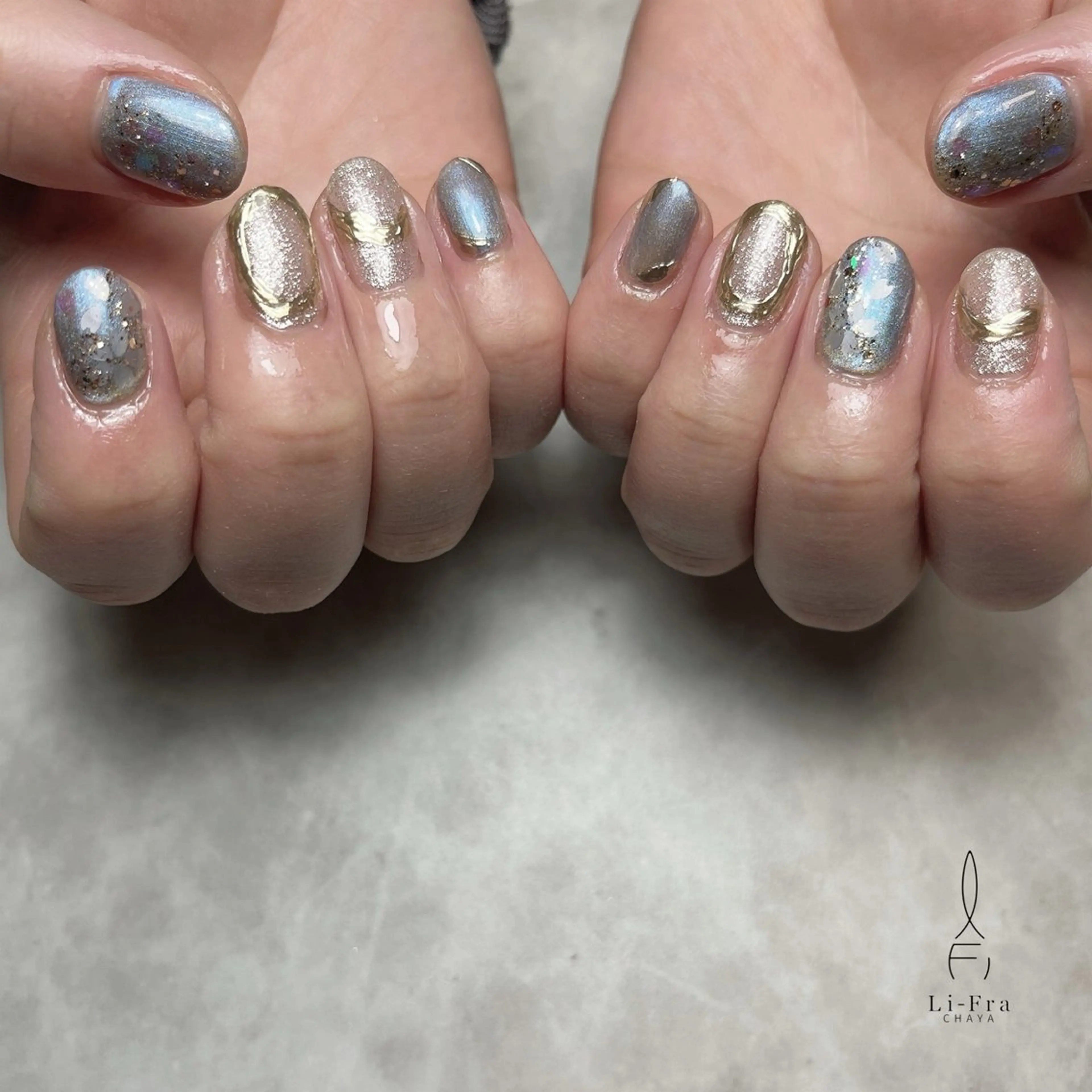 ネイル 桜ネイル Li-Fra JINNOのネイルデザイン