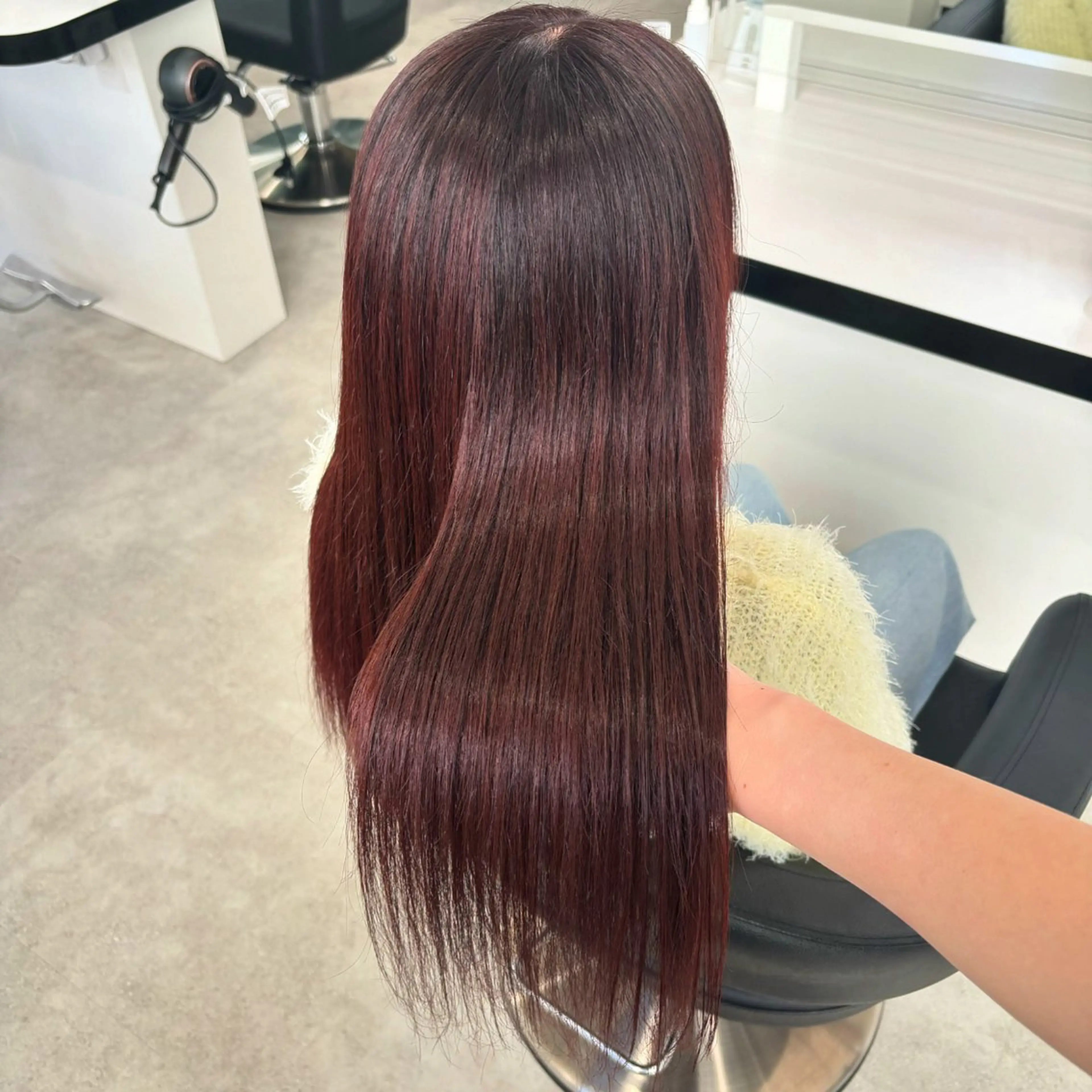 ロング ヘアカラー トリートメント Wカラー/暖色/べ ージュりく©︎🐝のヘアスタイル