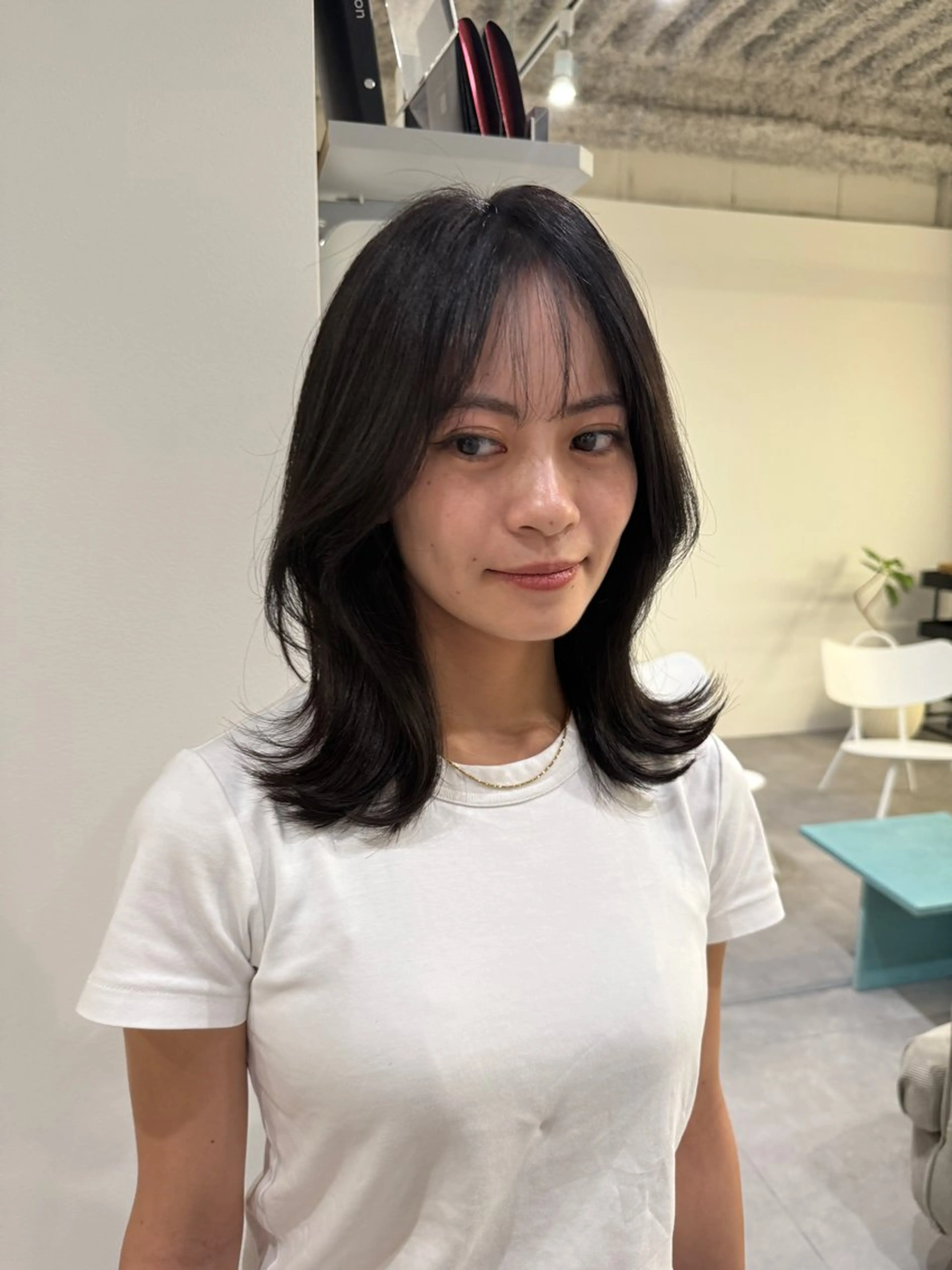 ミディアム カラー ヘアカラー KNOWHOW/思川 阿耶のヘアスタイル