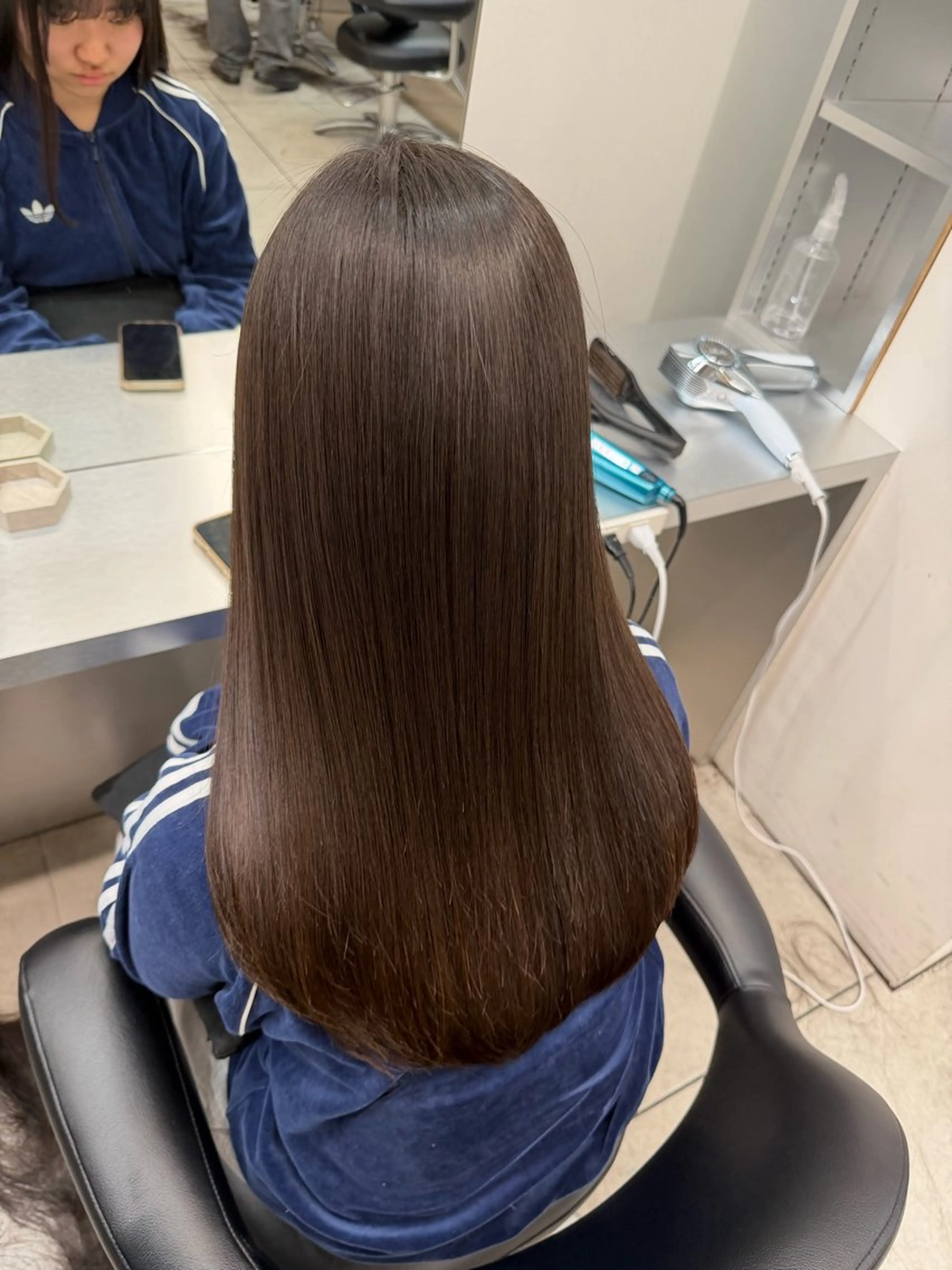 ロング カット 縮毛矯正 トリートメント 艶髪/縮毛矯正/ Core mikuaのヘアスタイル