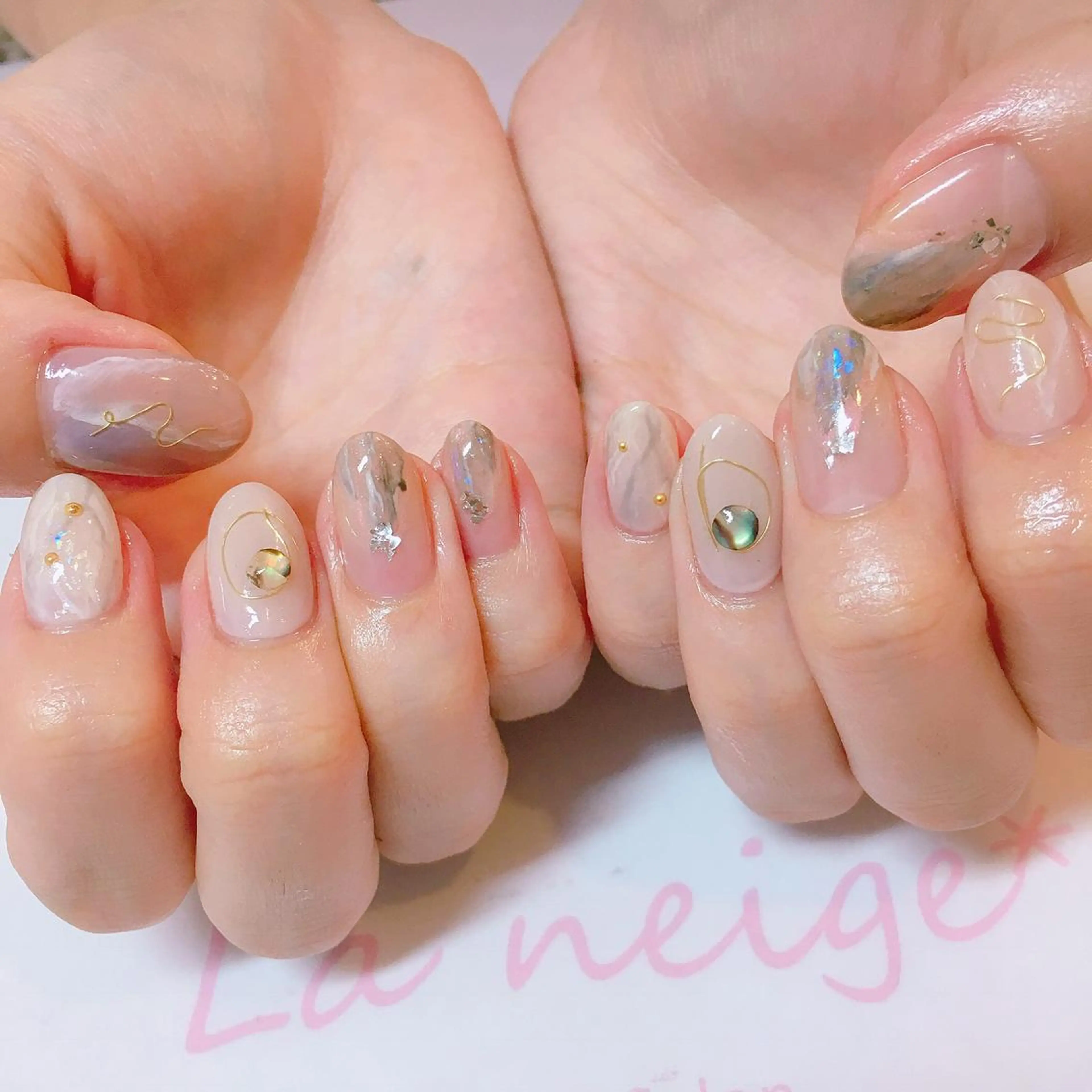 ネイル La neige* yuki 🐩🌙のネイルデザイン