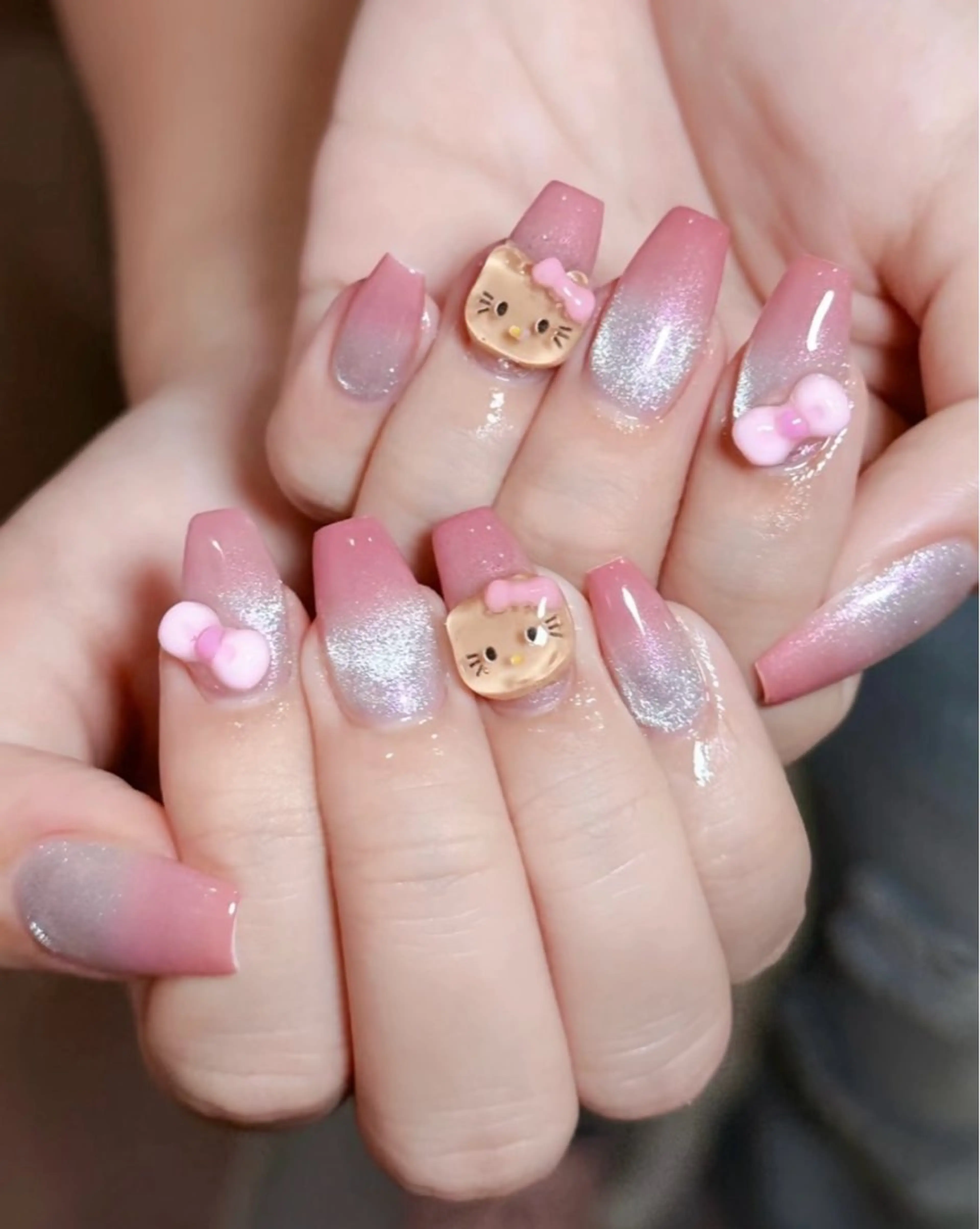 ネイル アートネイル チークネイル 長さ出し フットネイル ジェルネイル 山田 由奈のネイルデザイン