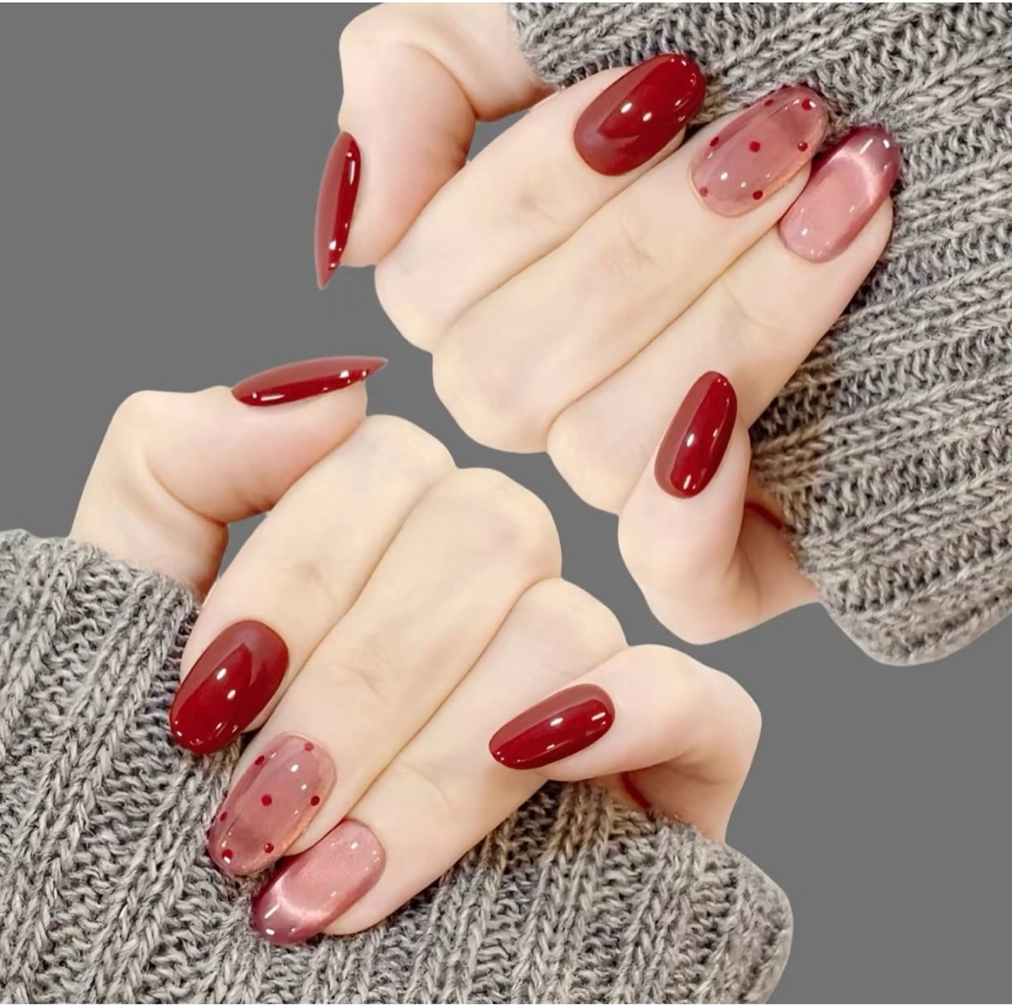 ネイル ハンドネイル H3 Nail Tsuki🦋💙のネイルデザイン