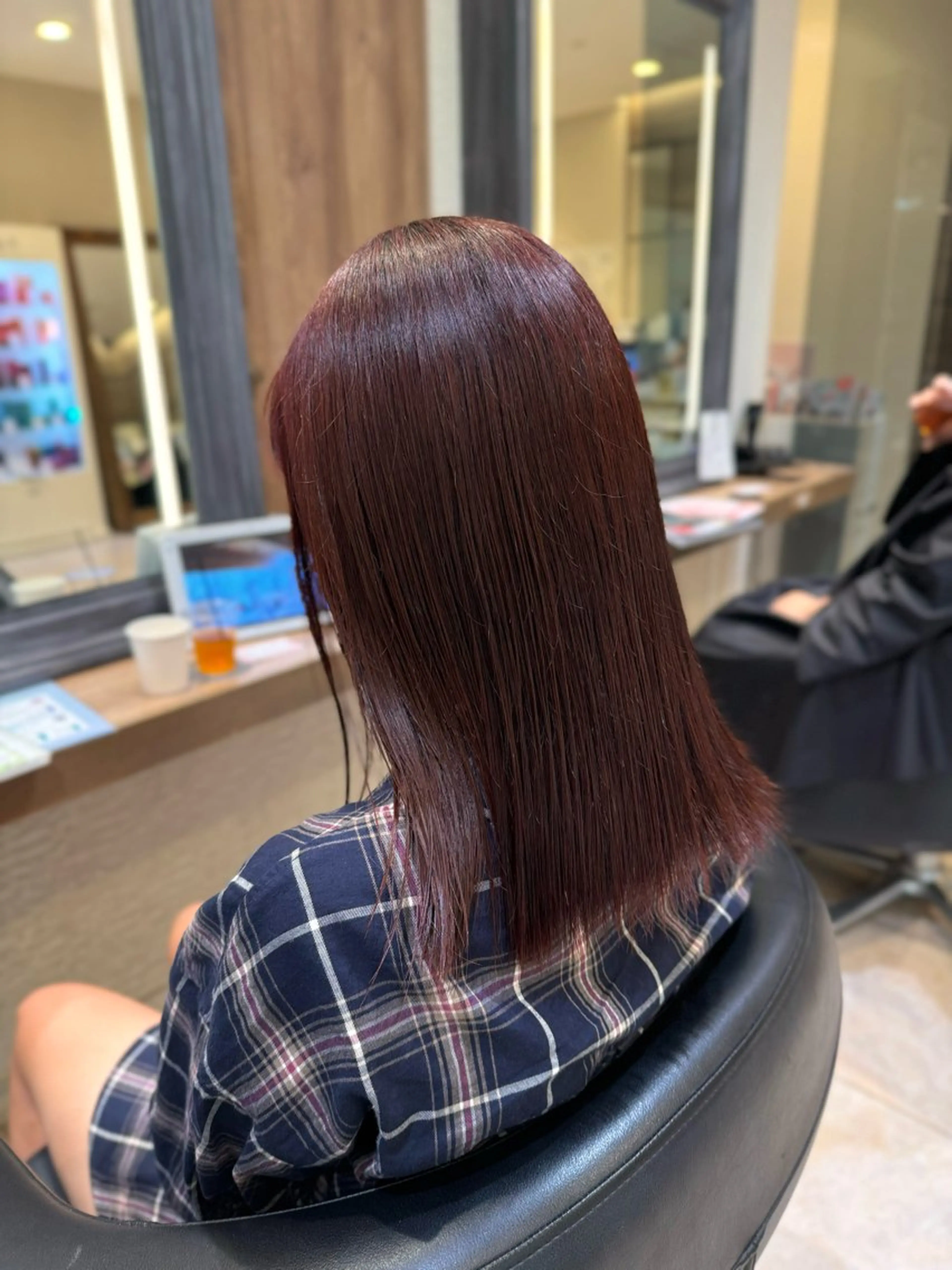 ロング カラー ヘアカラー トリートメント さら艶レイヤーカット 🩶Suzuneのヘアスタイル