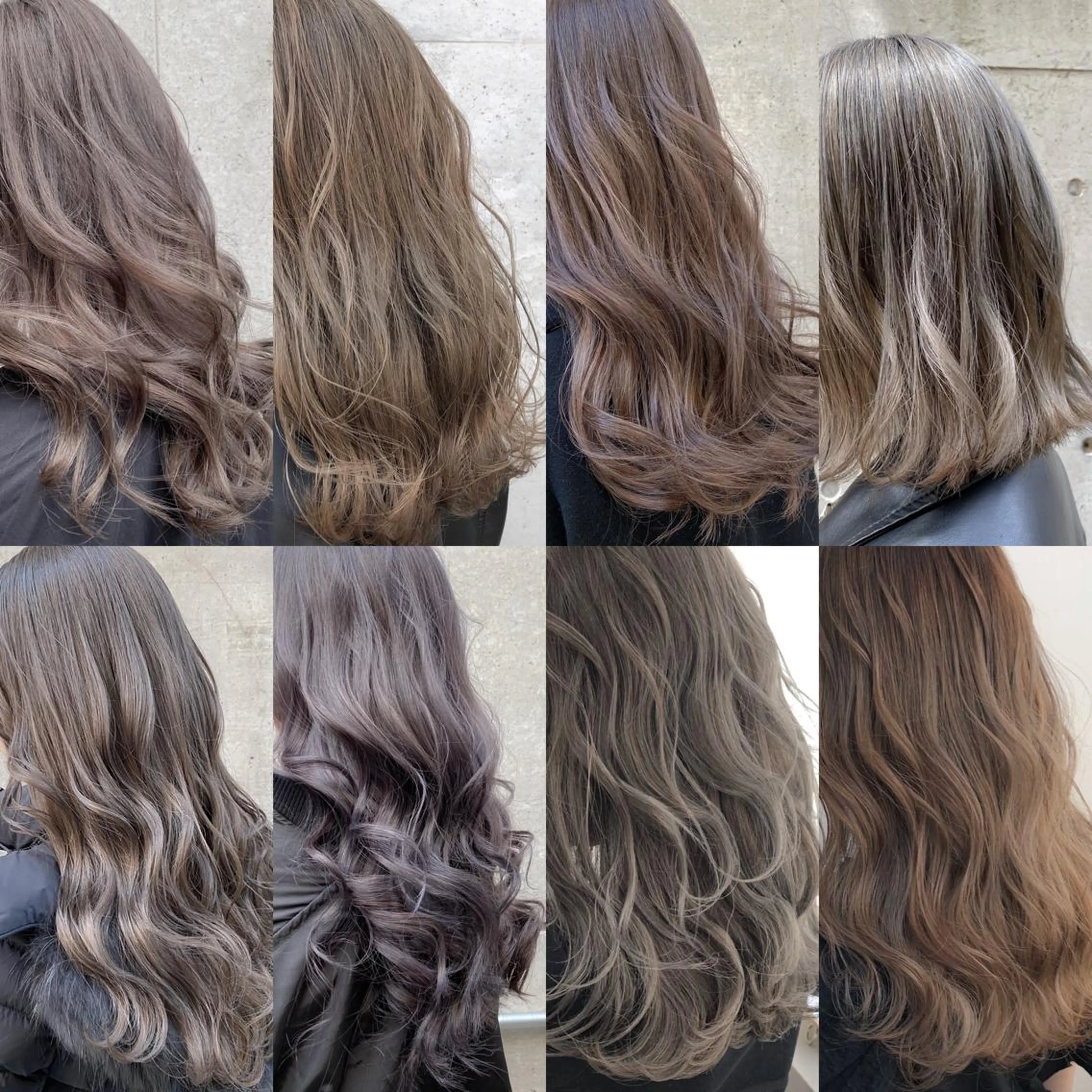 セミロング カラー ブリーチ SALOWIN神戸三宮East店所属・【透明感、艶髪】西村 有司のヘアスタイル