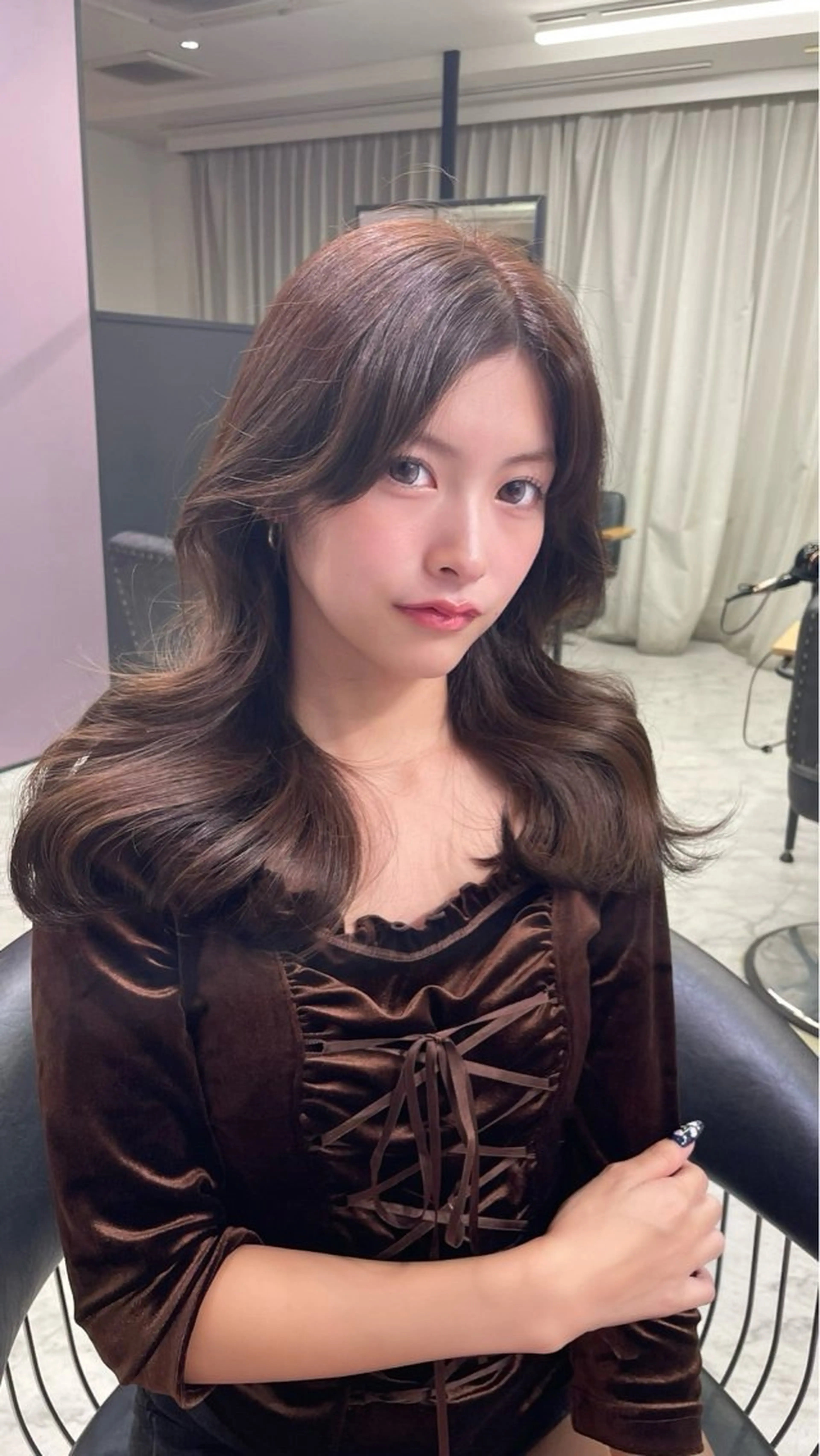 セミロング ヘアカラー トリートメント 福岡美髪矯正/ KAEDEのヘアスタイル