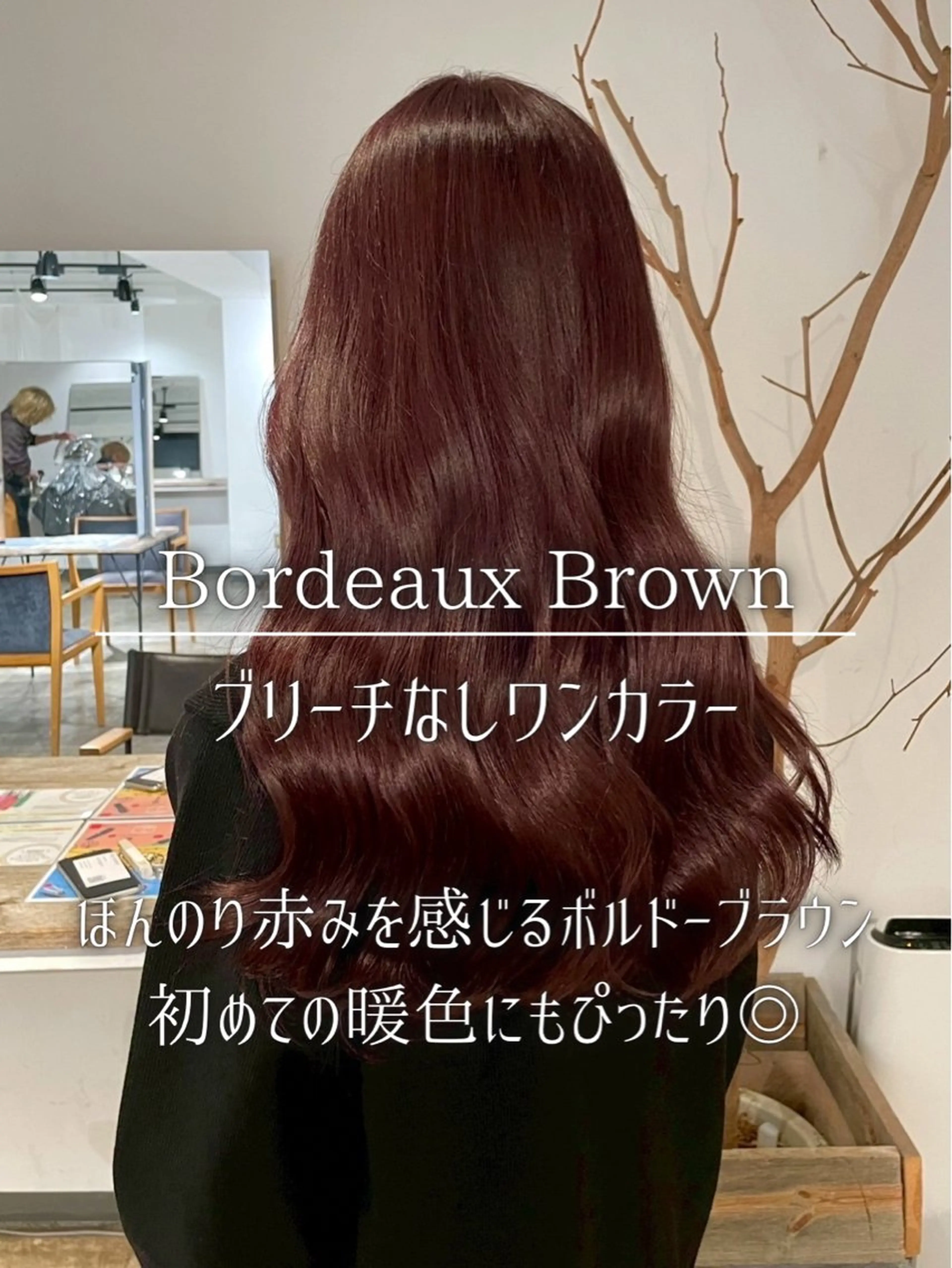 ロング カラー ブラウンカラー ヘアカラー トリートメント ナチュラルカラー/ ハイトーン AMIのヘアスタイル