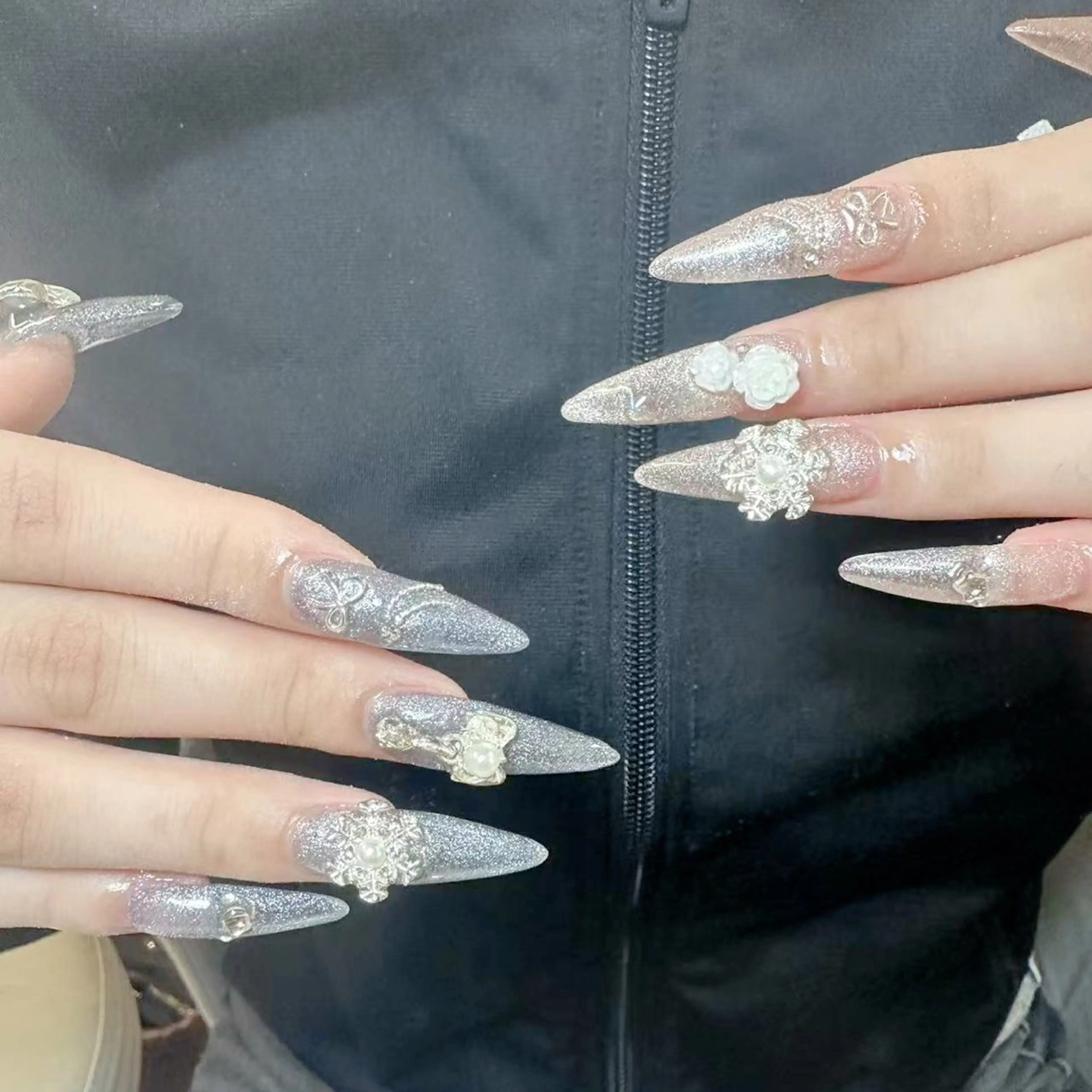 ネイル ハンドネイル 🍄Rina🍄 韓国風ネイルのネイルデザイン