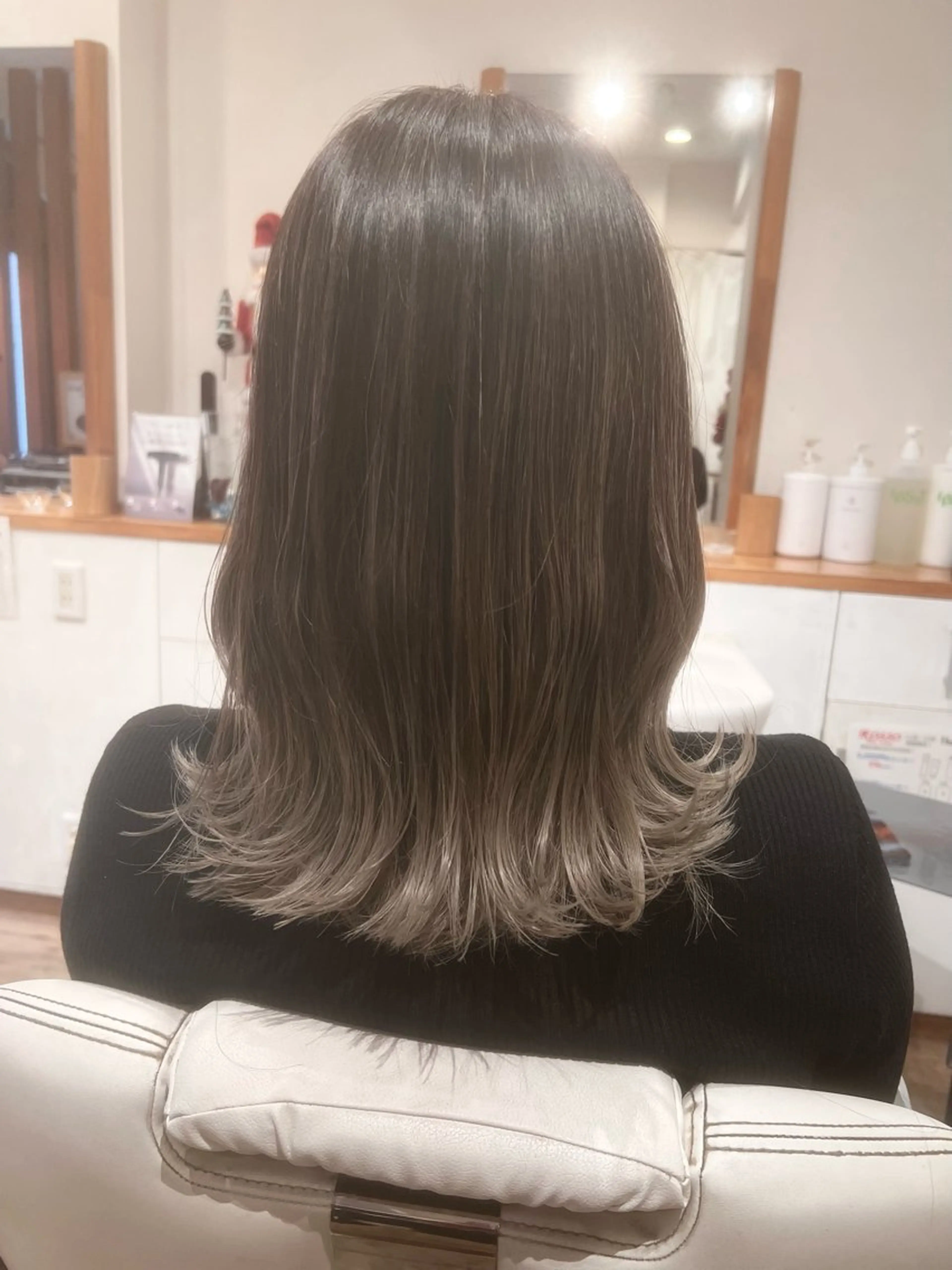 ロング カラー ヘアカラー アザマ　ヤスカツ _rosso 川口のヘアスタイル