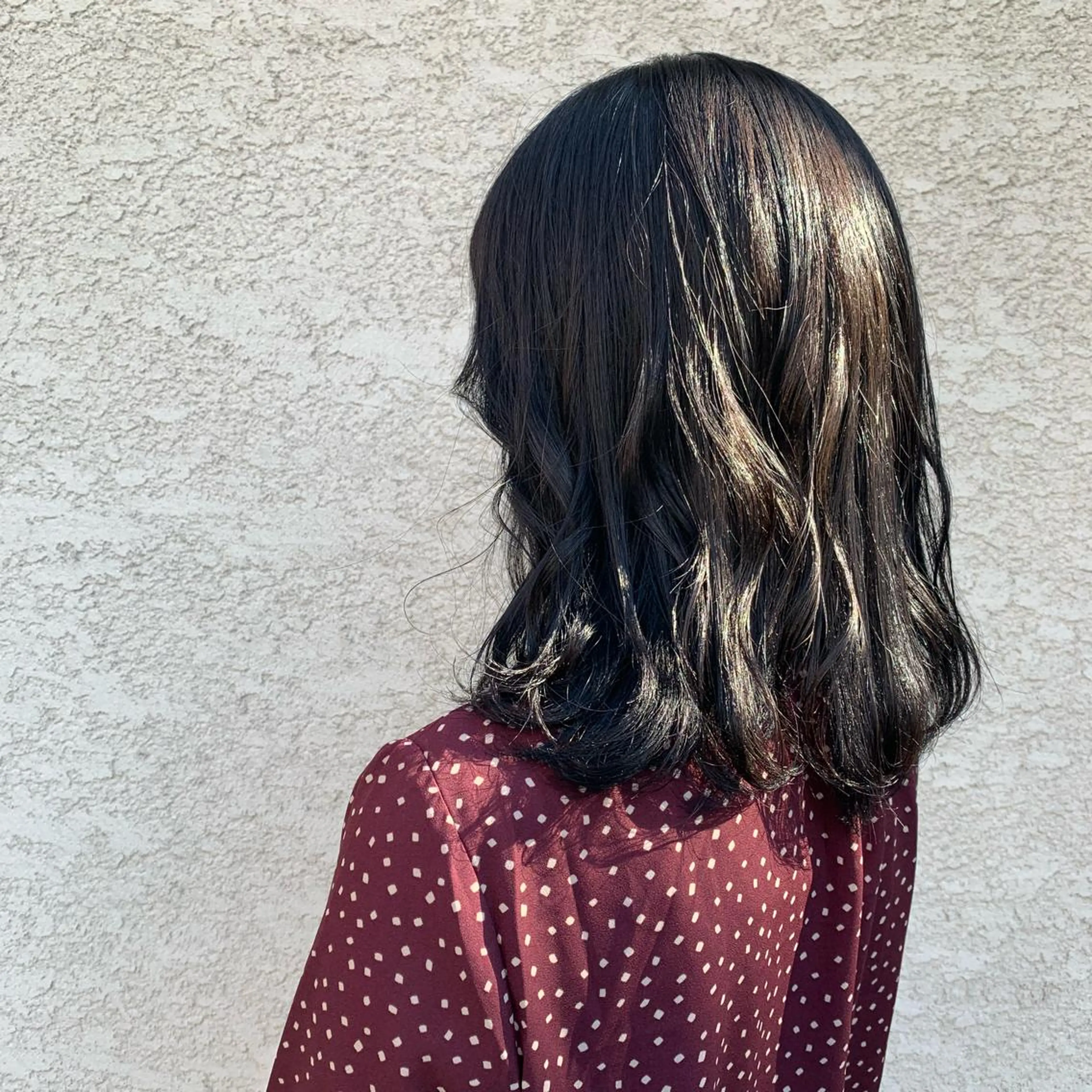 ミディアム カラー ヘアアレンジ ブルーカラー ブルージュ 韓国×巻ける髪質改善 💍maki💍のヘアスタイル