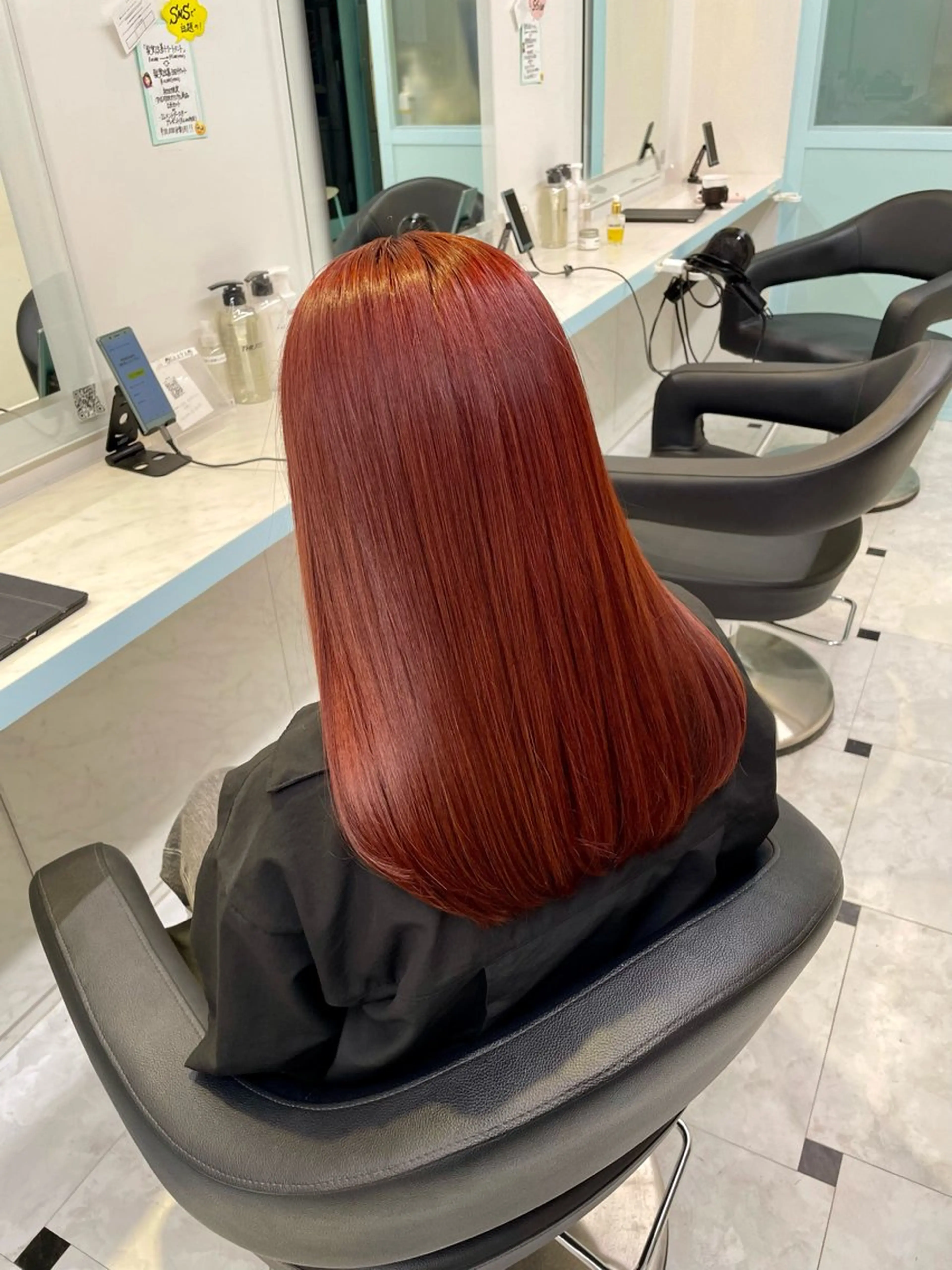 カラー 🇰🇷韓流暖色ヘア 🍒saaya🍒のヘアスタイル