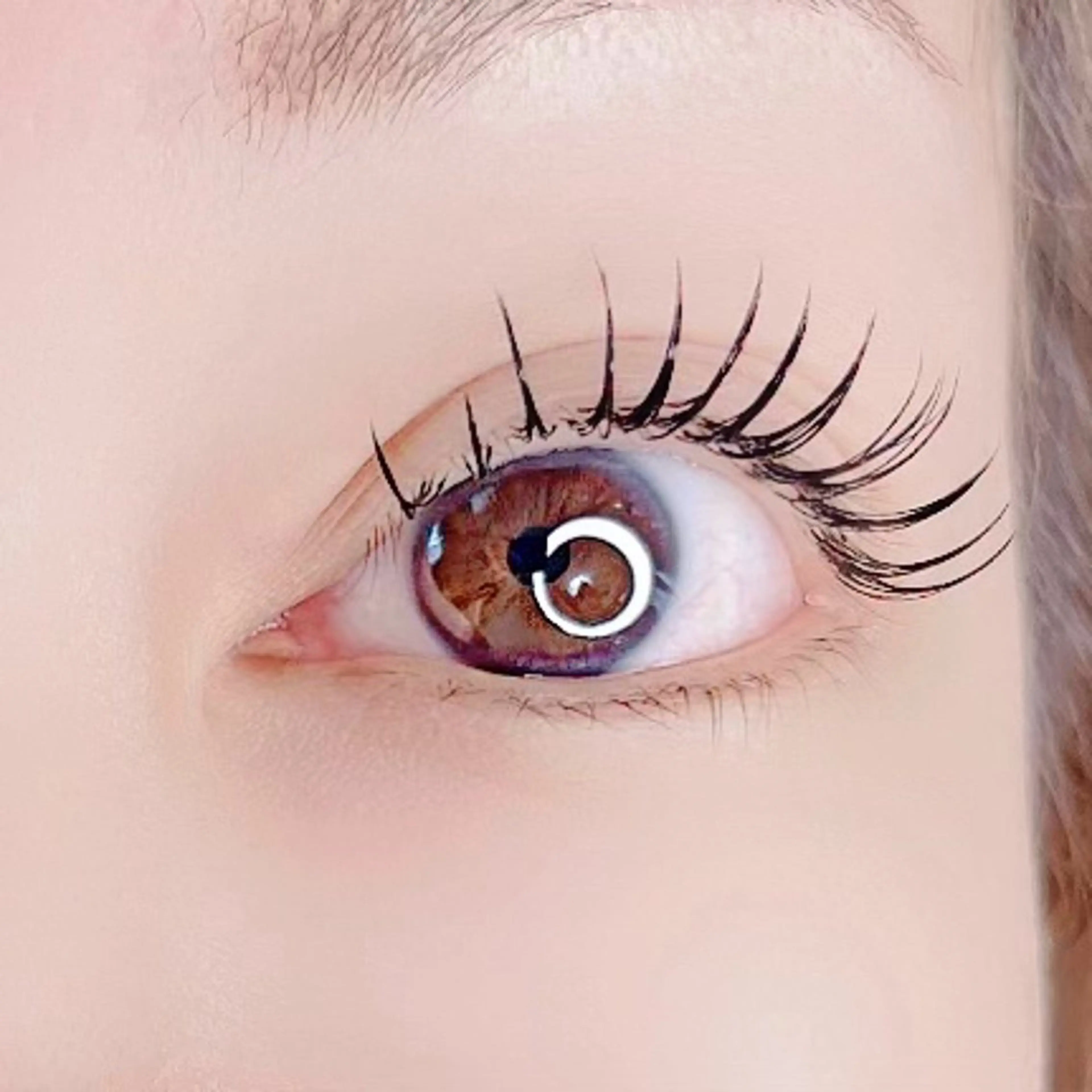 🩶フラットラッシュ🩶80​〜​100本/ナチュラル/オフ・アイシャンプー・コーティング付きの写真