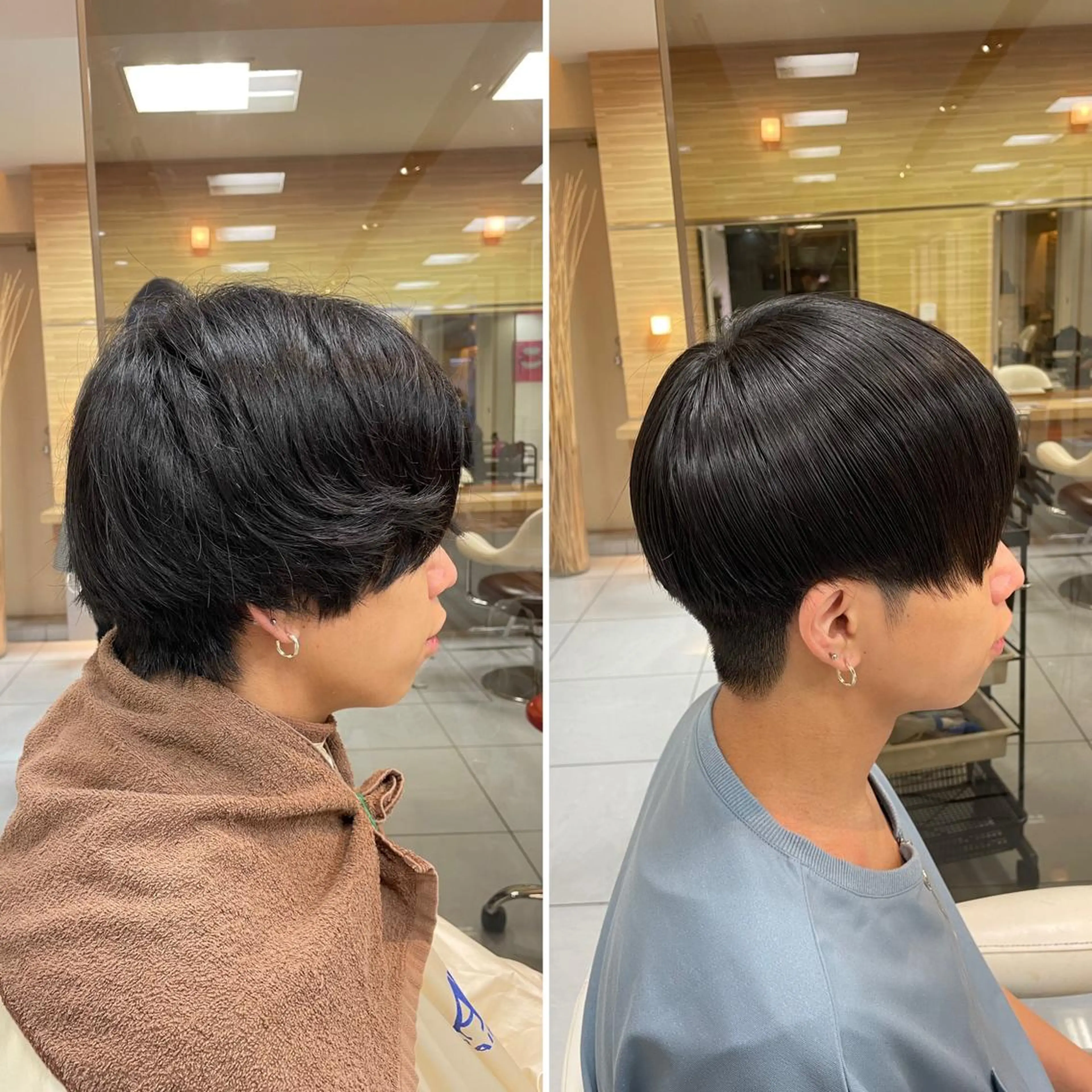 ショート パーマ メンズ アップバング フェードカット メンズメッシュ マッシュ メンズパーマ カット トリートメント 🔮メンズ縮毛矯正 メンズパーマ💎竹永のヘアスタイル