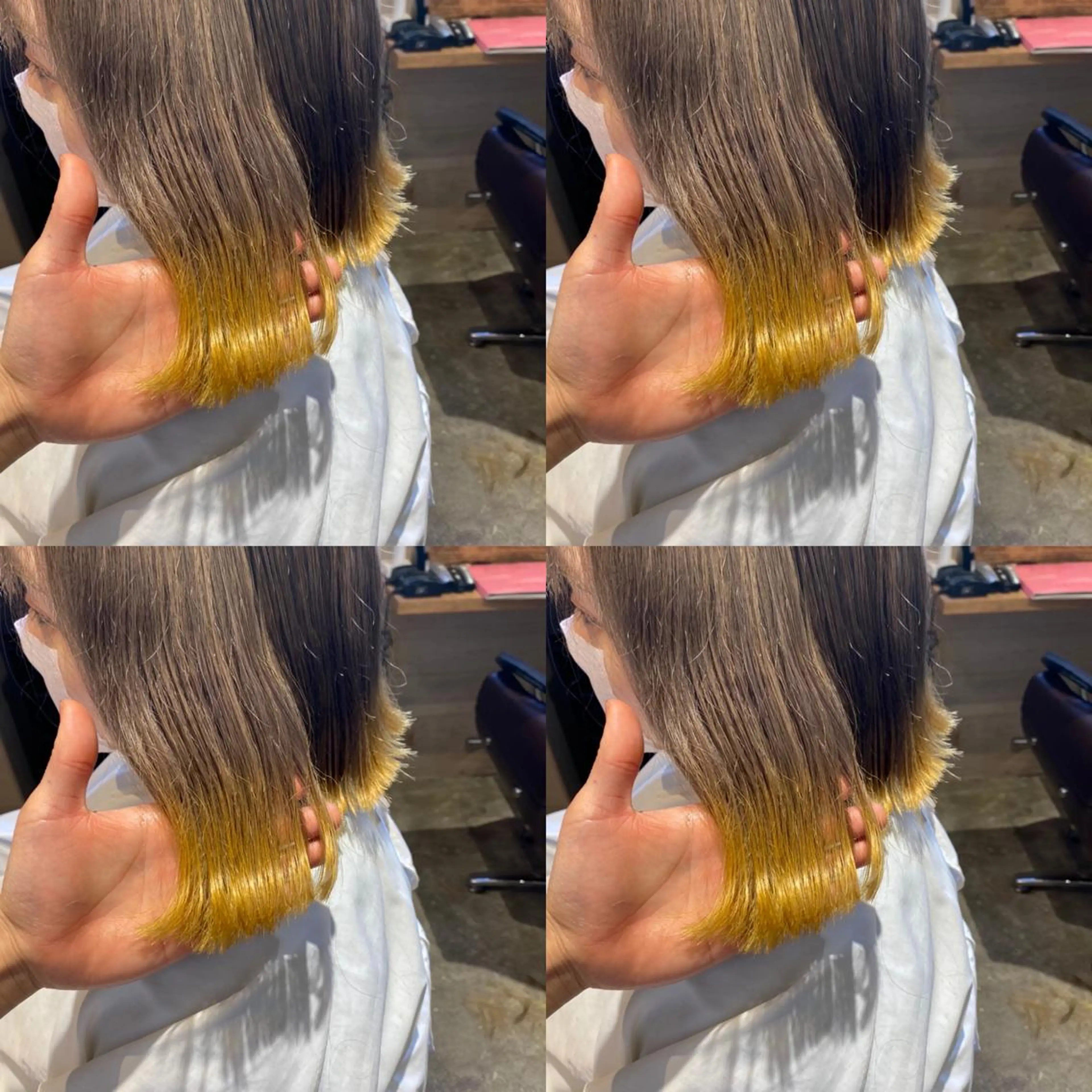 ミディアム カラー カット トリートメント レイヤー×髪質改善 マネージャー安藤光司のヘアスタイル