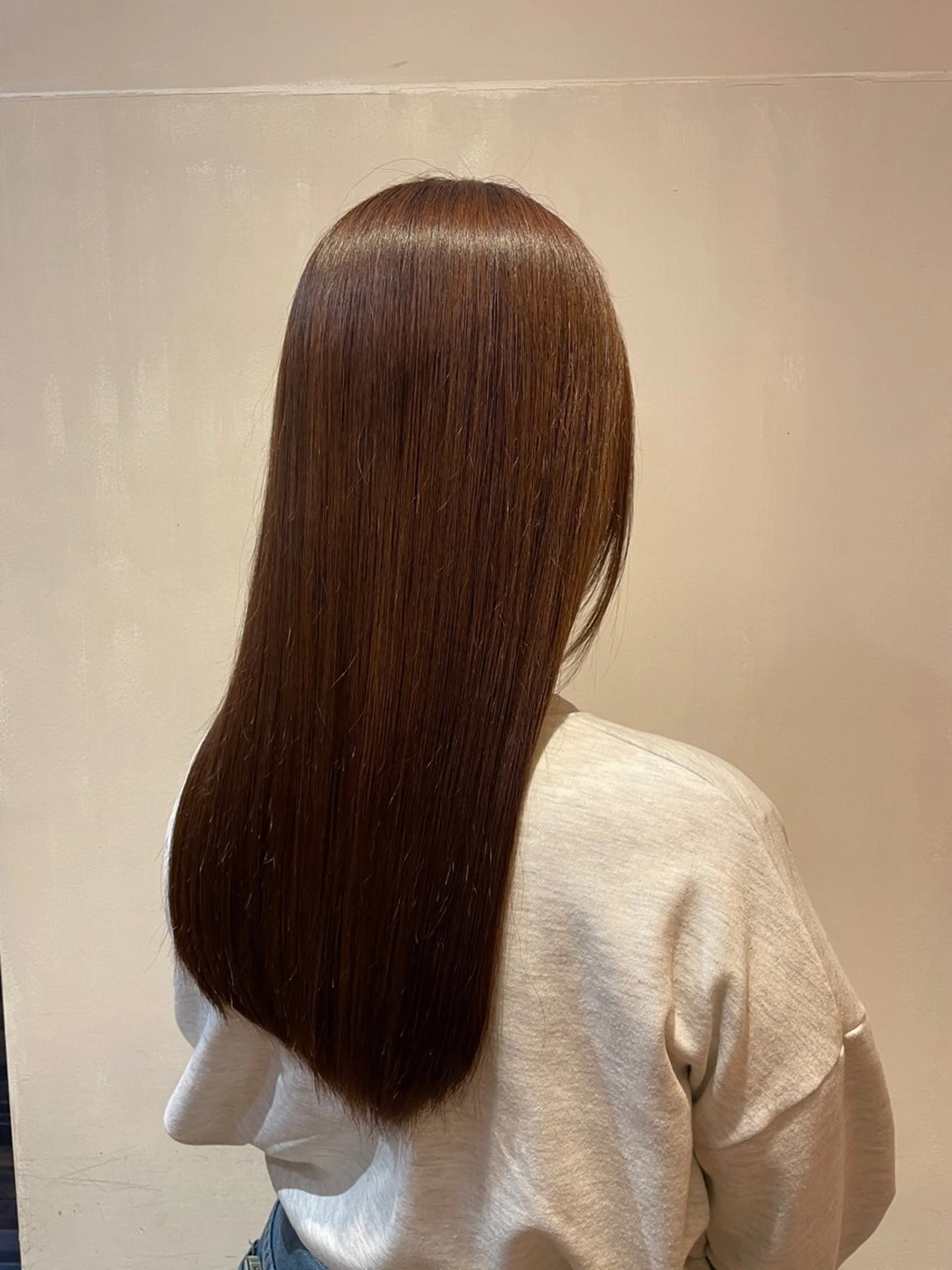 セミロング カラー ⚪️マナエ⚪️ ／学芸大学のヘアスタイル