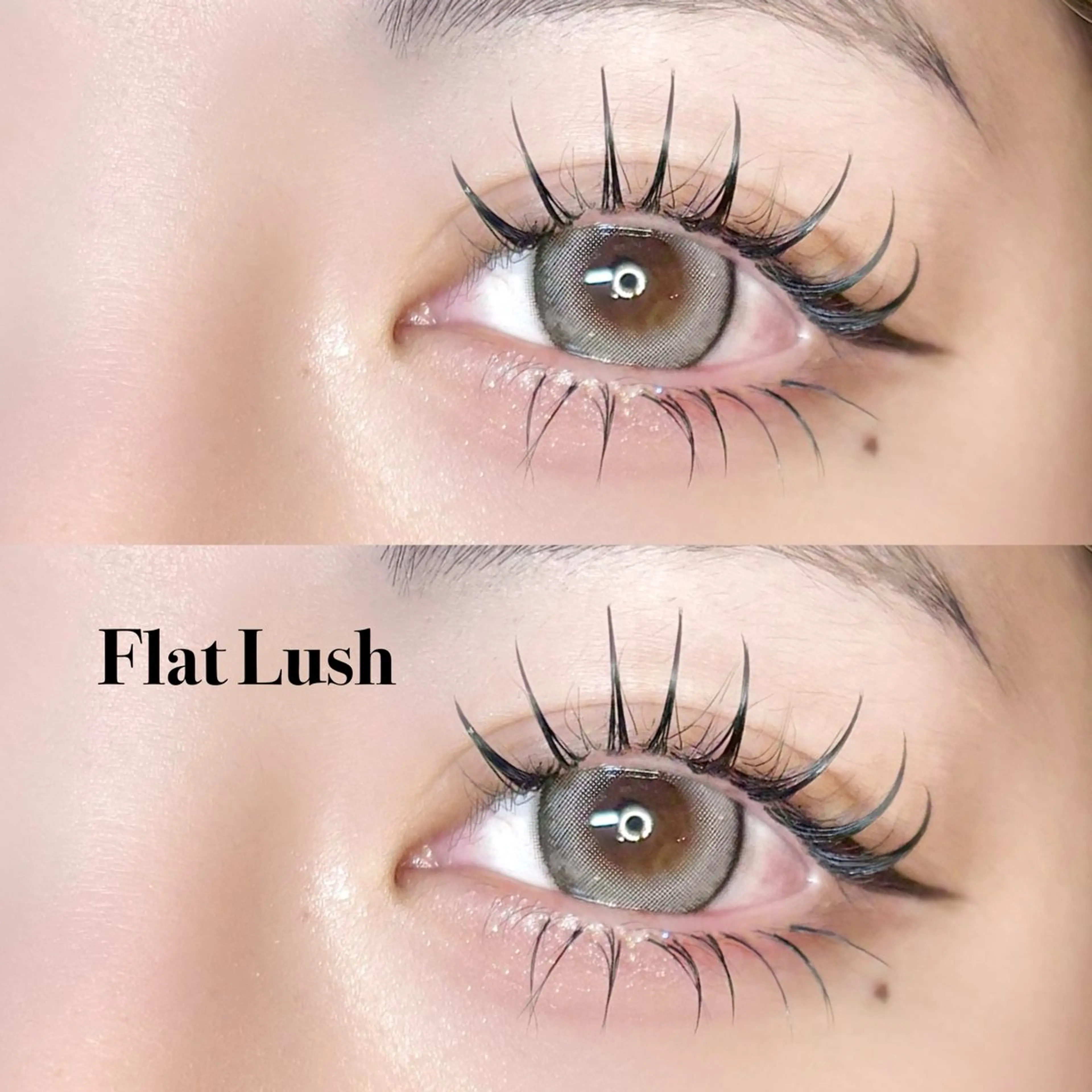 マツエク・マツパ CCカール Cカール フラットラッシュ 【Elun新宿】 ❤︎ 𝑴𝑨𝑶のマツエク・マツパデザイン