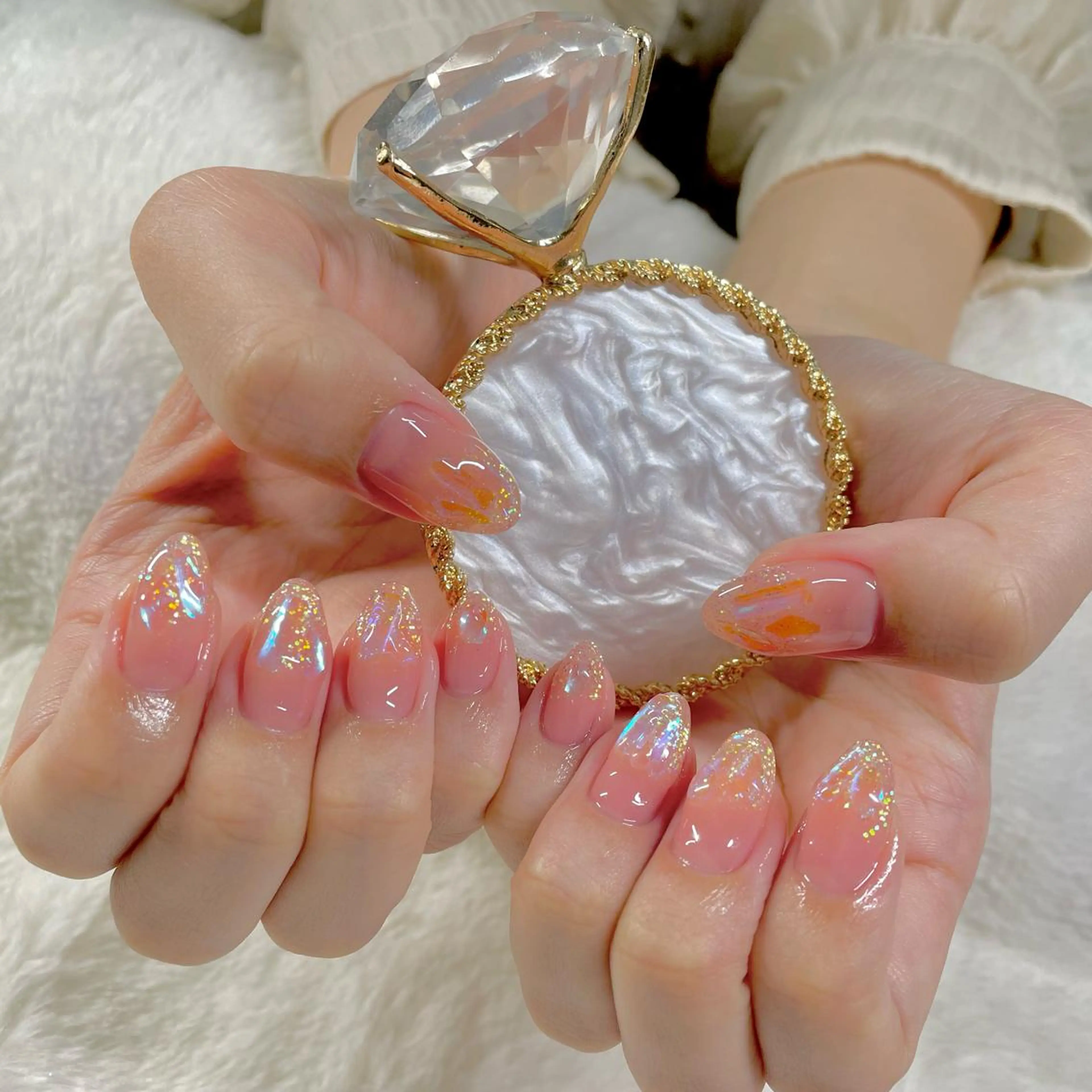 ネイル オーロラネイル ジェルネイル ハンドネイル J terrace Nailのネイルデザイン