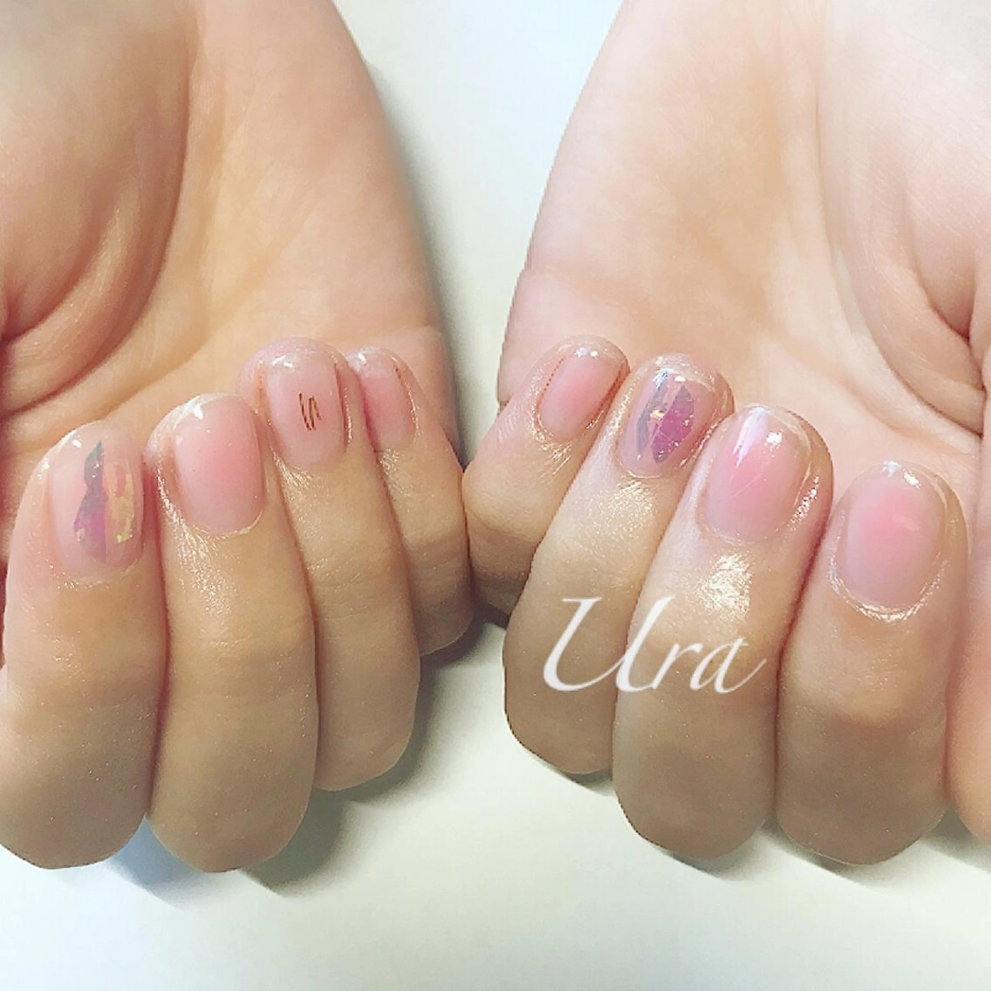 ネイル チークネイル シンプルネイル UrakoNail 《nail》のネイルデザイン