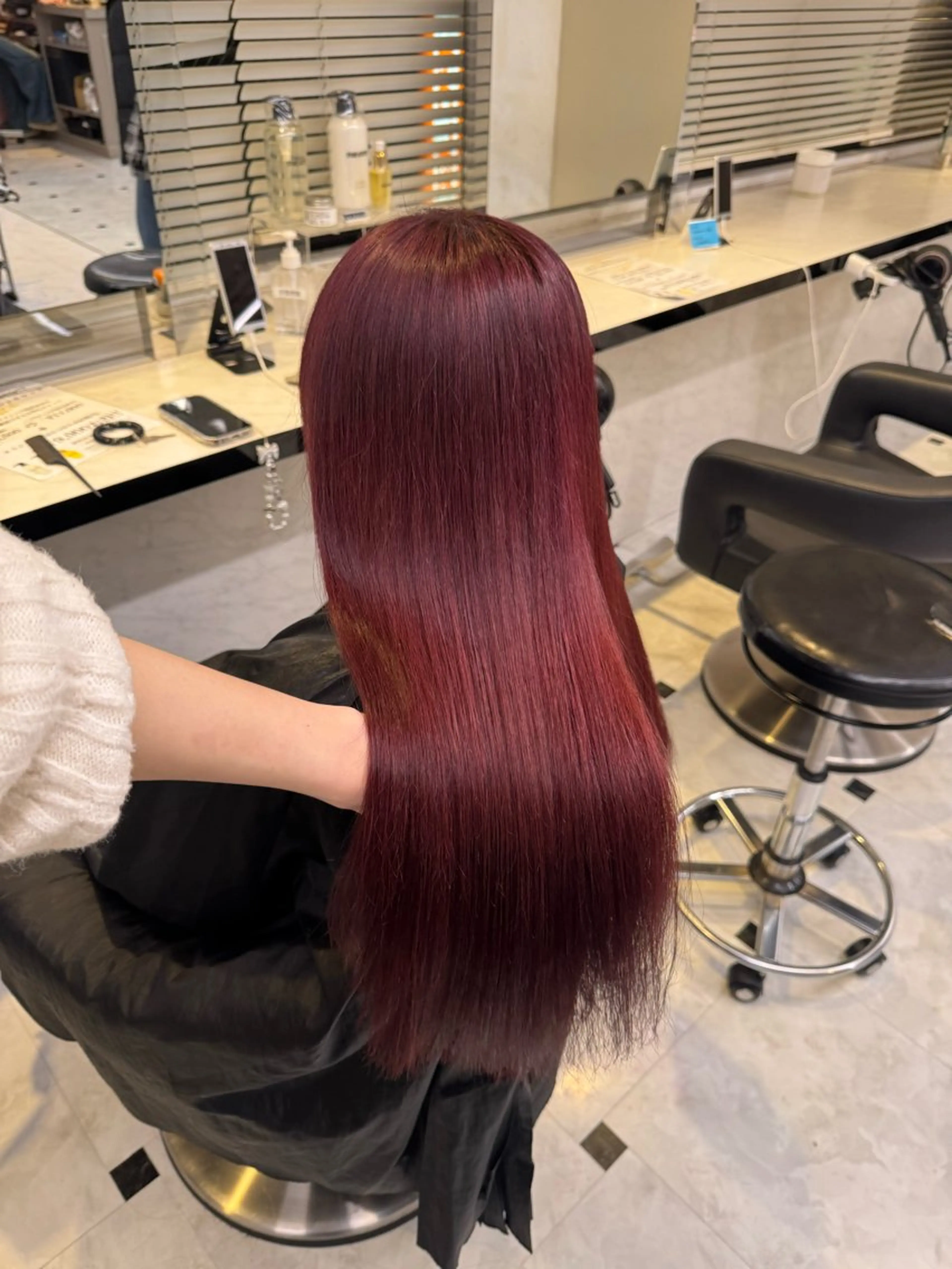 ロング ヘアカラー ♥️韓国風透明感 暖色misa♥️のヘアスタイル