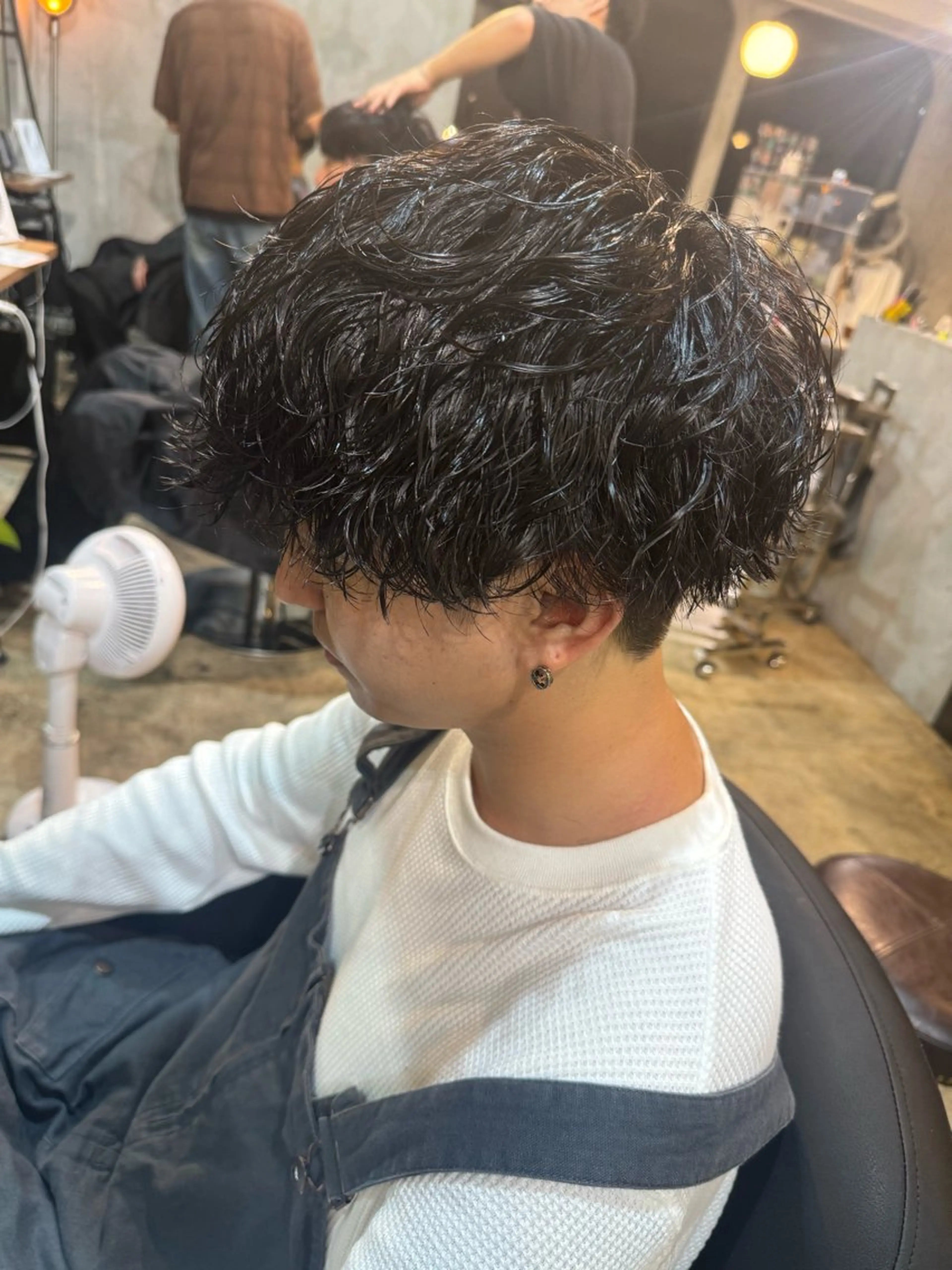 ショート カット パーマ 🔥メンズ圧倒的人気 ROOOMEN松田隆のヘアスタイル