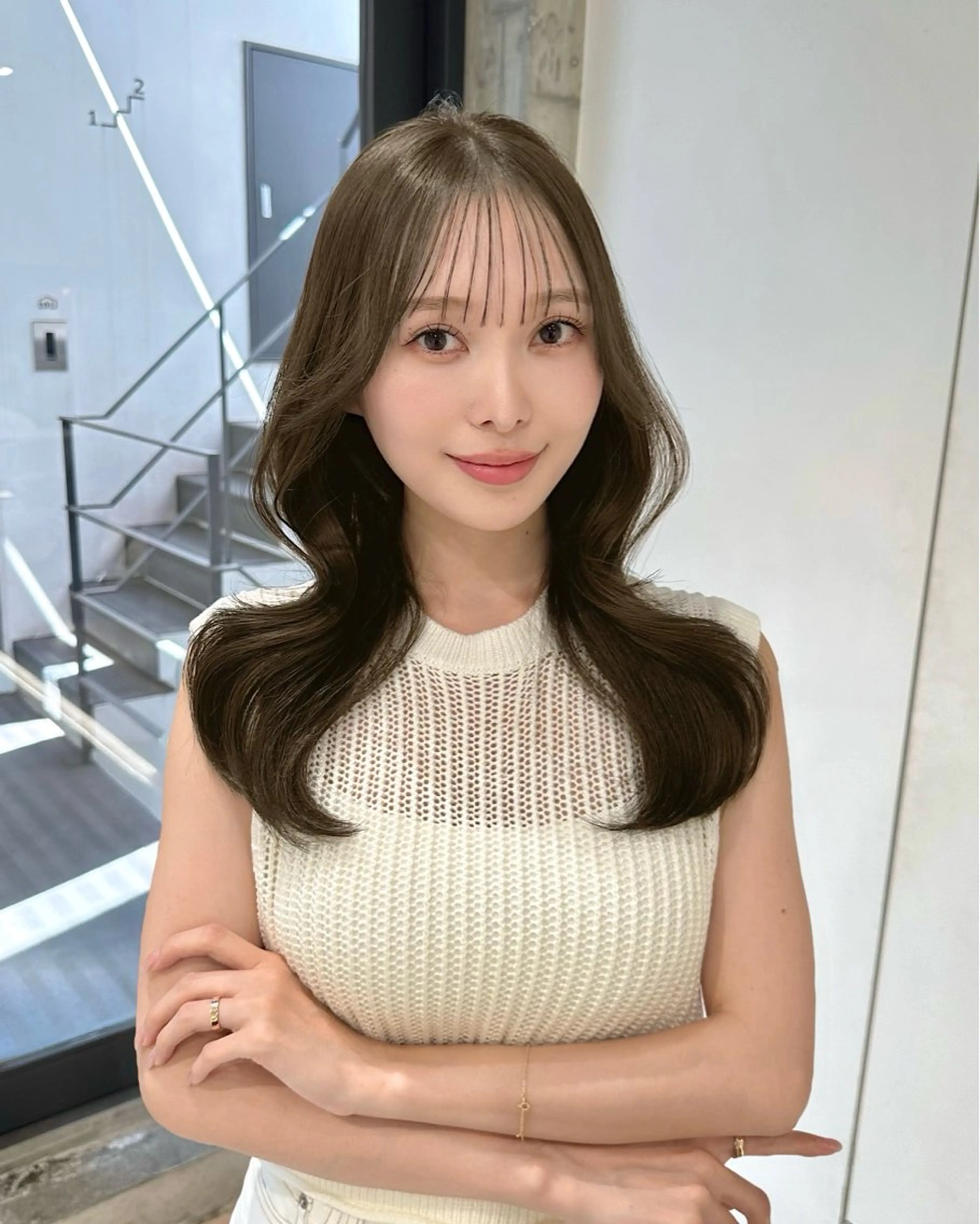 セミロング カラー ✨上品レディーなヘア スタイルへ✨髙木諒也のヘアスタイル