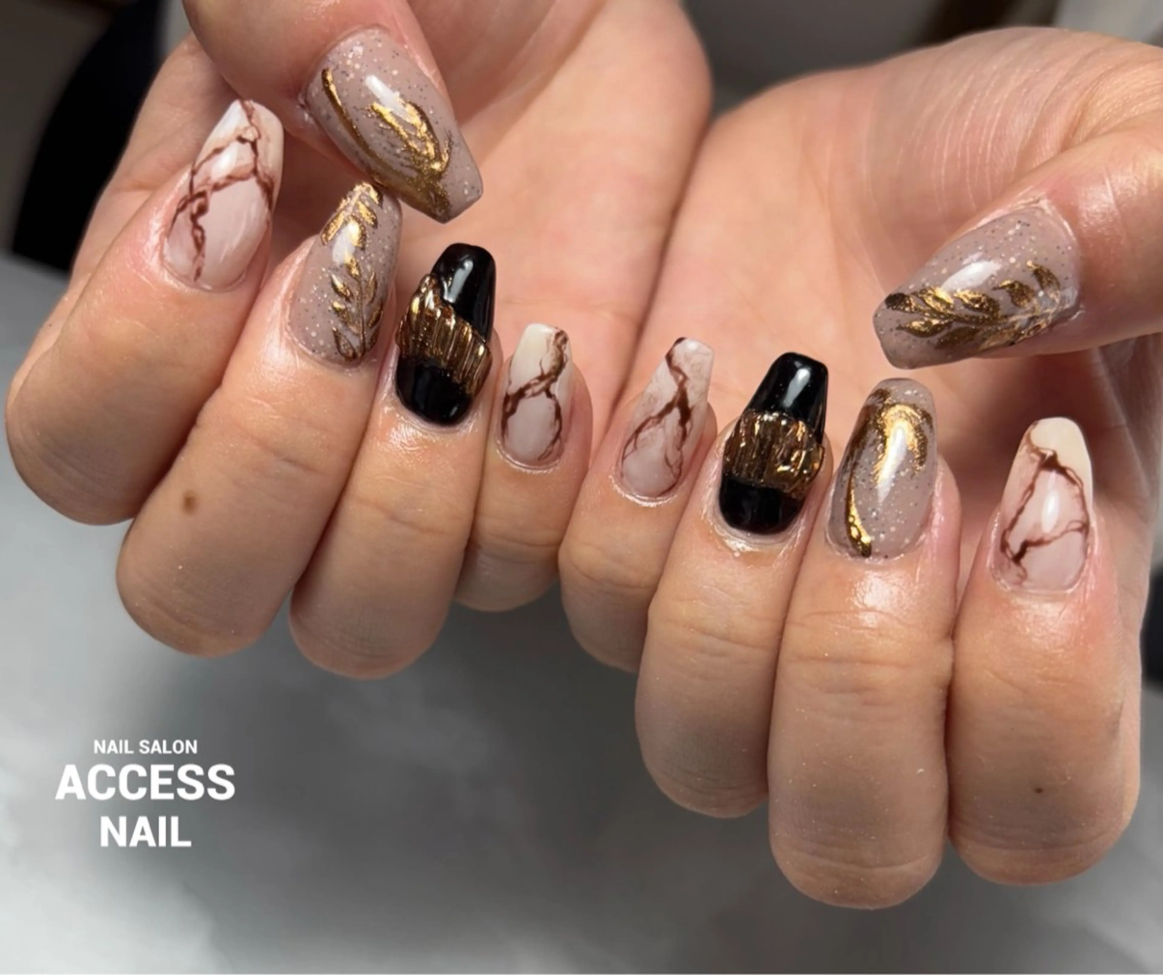 ネイル ハンドネイル access nailのネイルデザイン