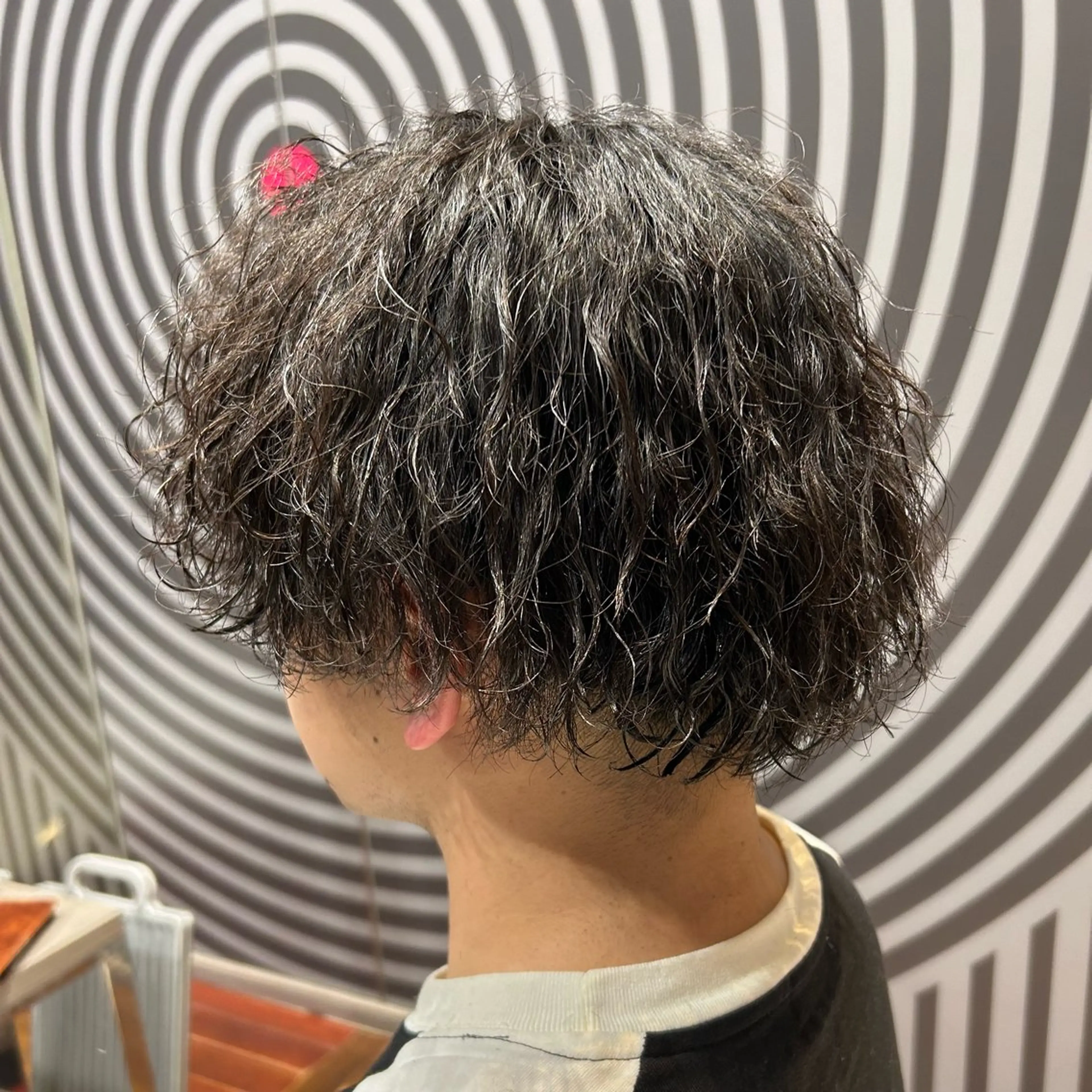 メンズカット+ツイストパーマの写真