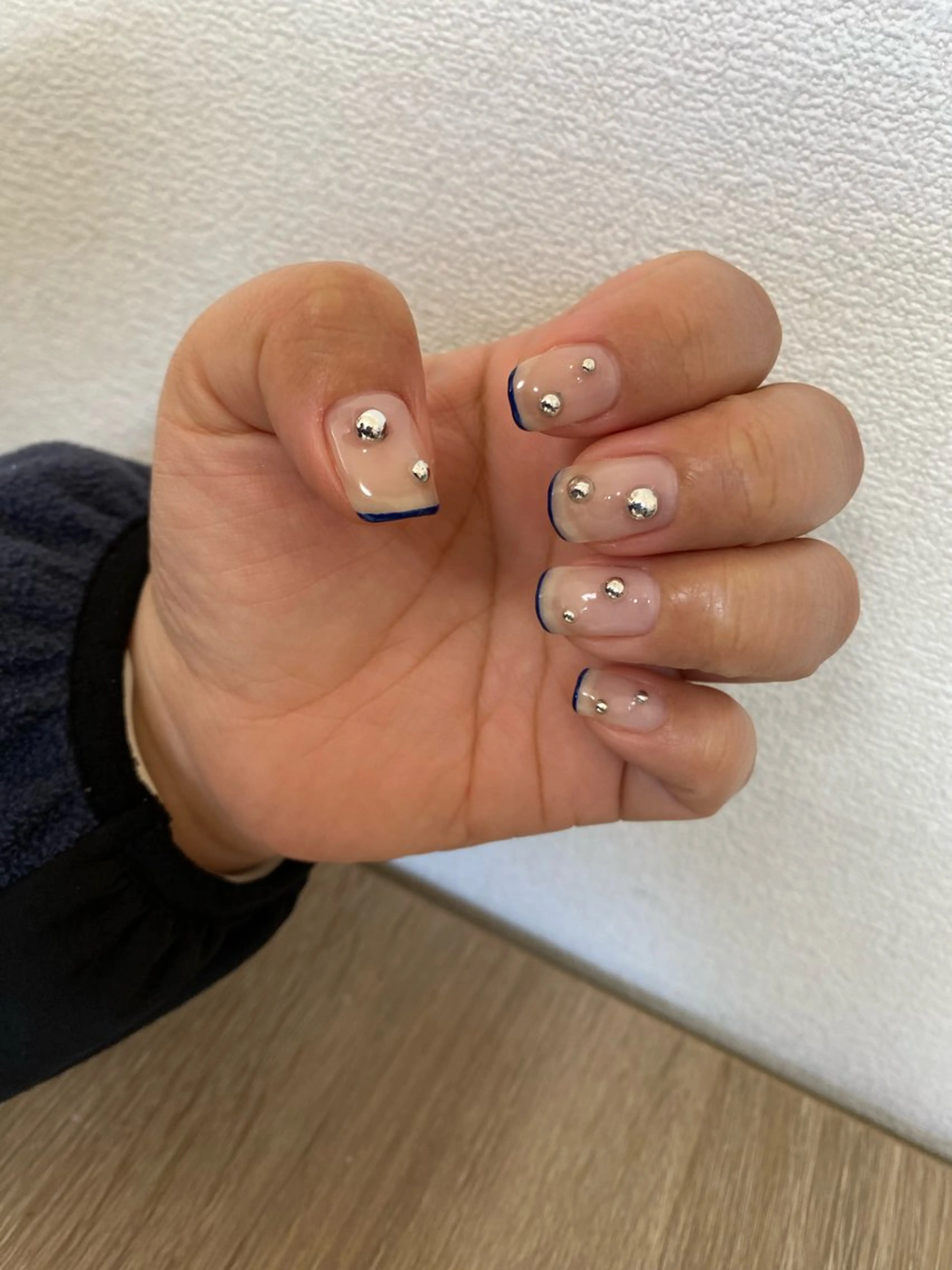 ネイル ニュアンスネイル ハンドネイル 自宅サロン FeelFreeのマツエク・マツパデザイン