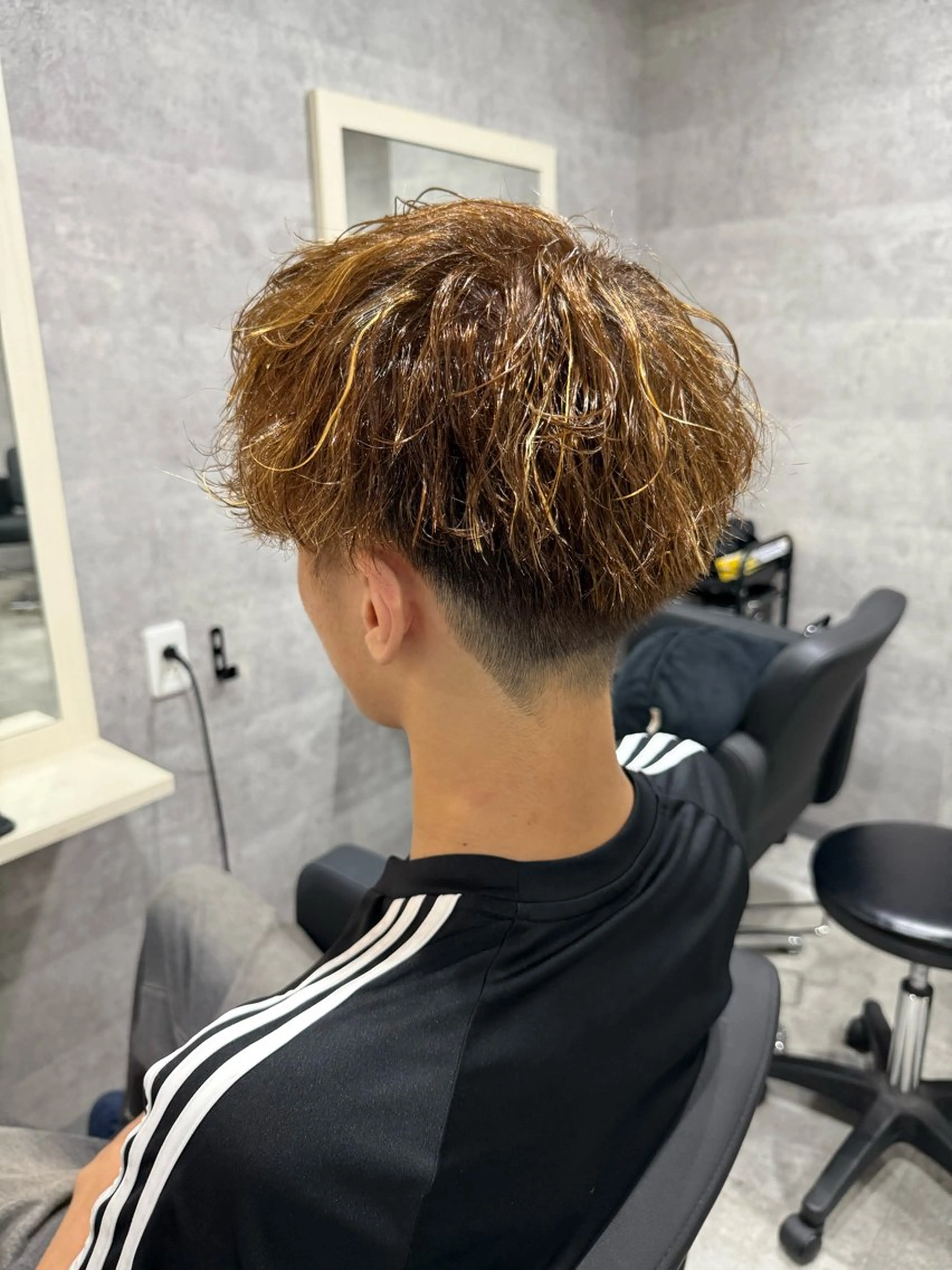 パーマ メンズ アンダーバーホワイト上本町所属・園田 光輝のヘアスタイル