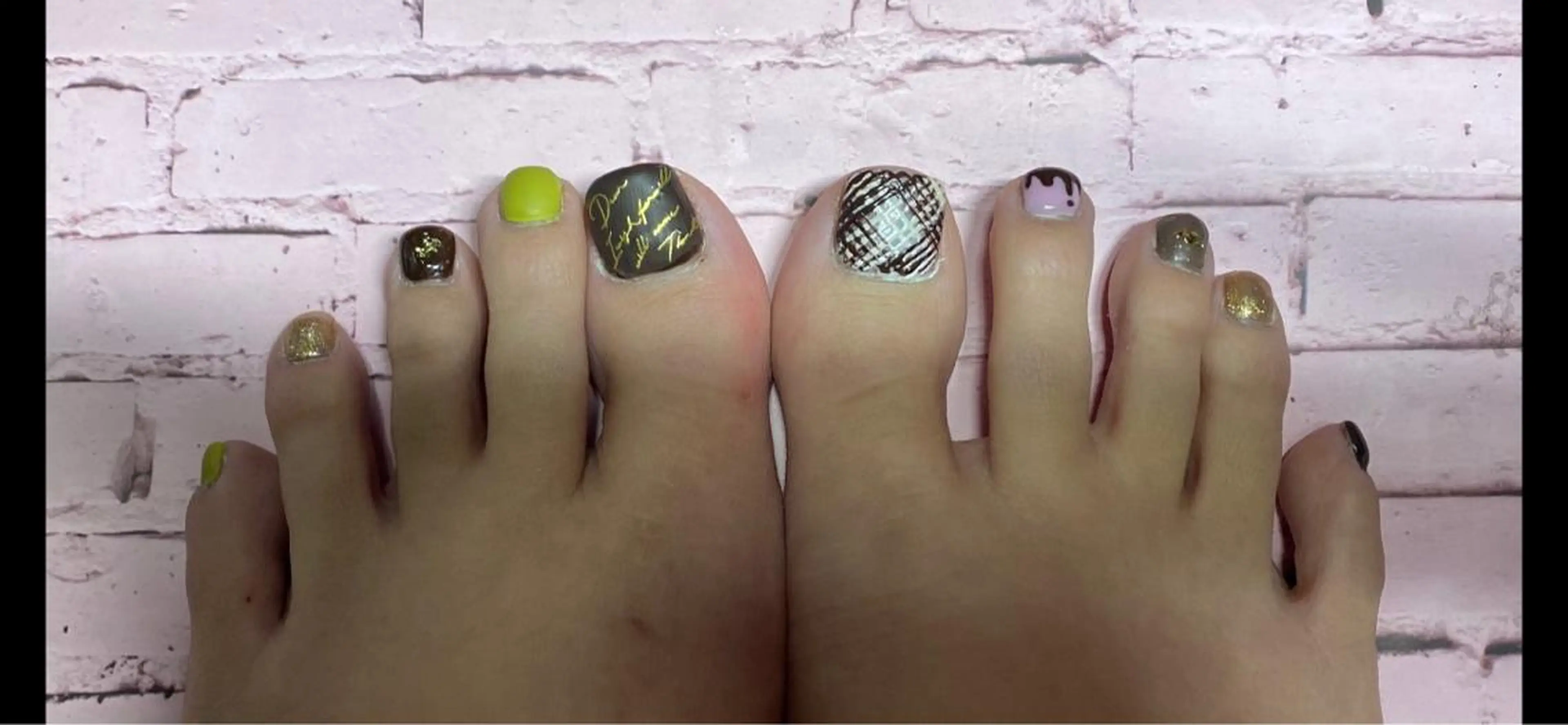 ネイル フットネイル バレンタイン 古川 真理枝のネイルデザイン