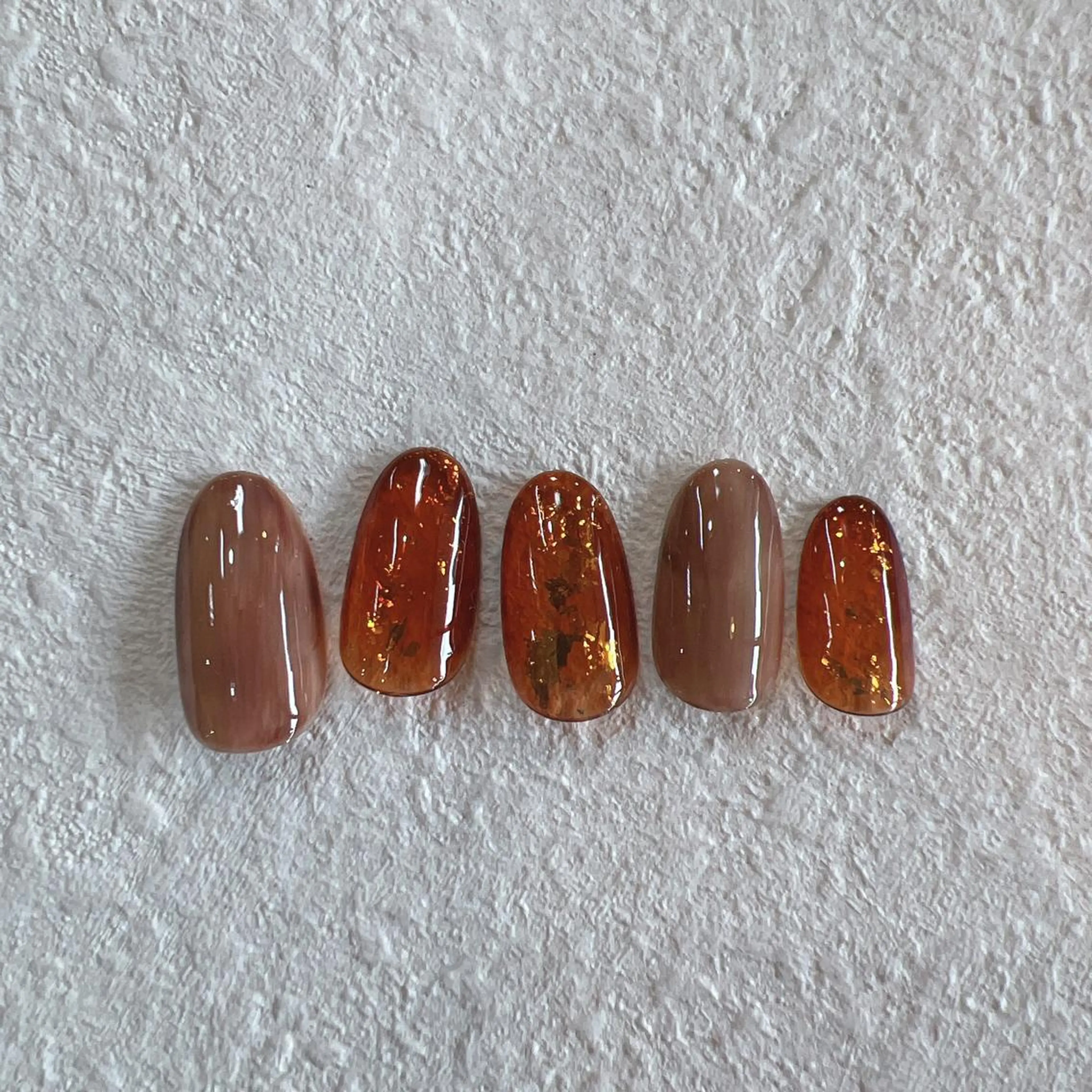 ネイル アートネイル べっ甲ネイル ジェルネイル ニュアンスネイル オフィスネイル Nail Mikakoのネイルデザイン