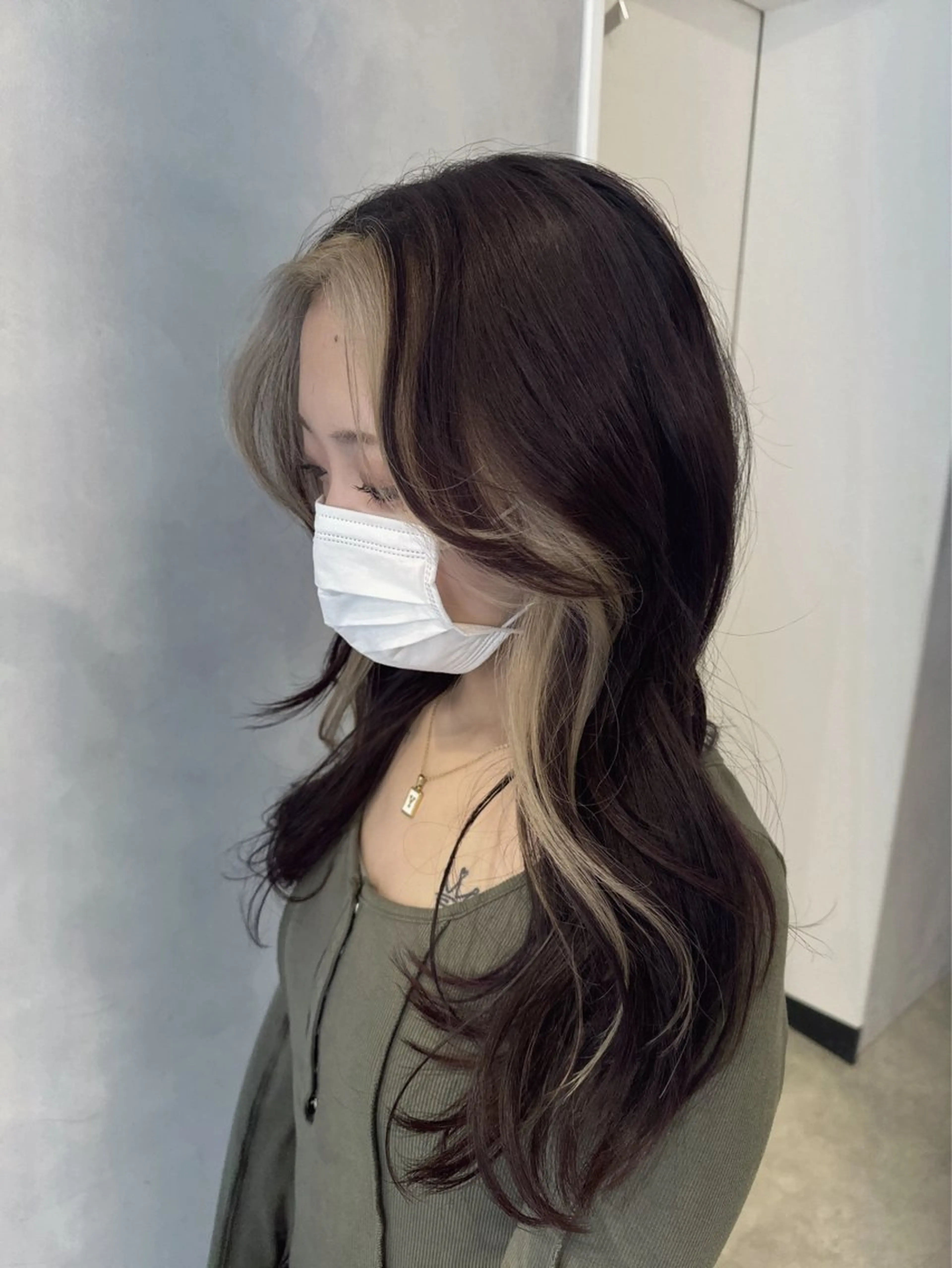 ロング カラー カット ヘアカラー トリートメント 透明感カラー✨艶髪 制作🌱山根あゆみのヘアスタイル