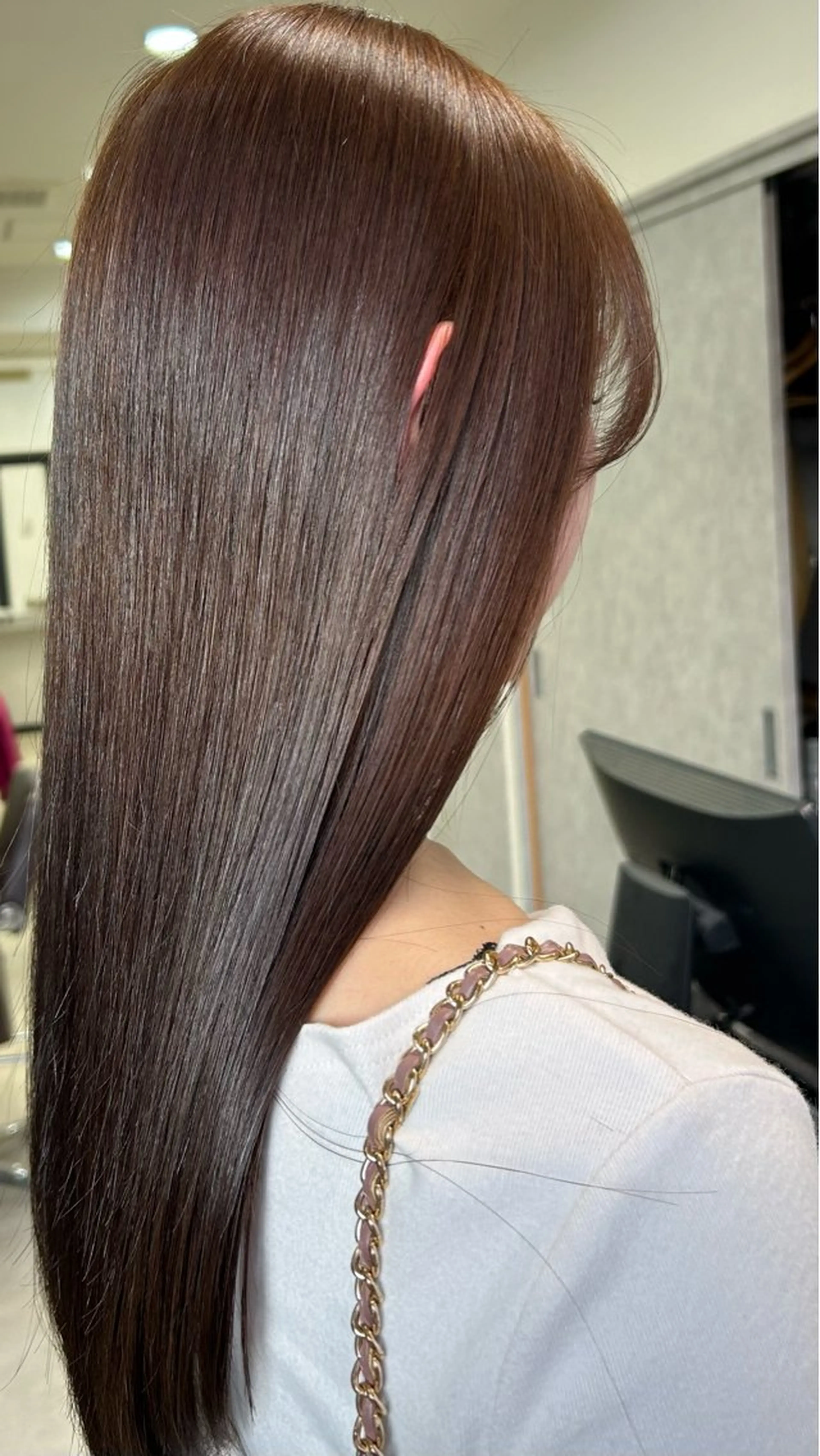 セミロング カット ヘアカラー 🍅ハイライト/ レイヤー/mao🍅のヘアスタイル