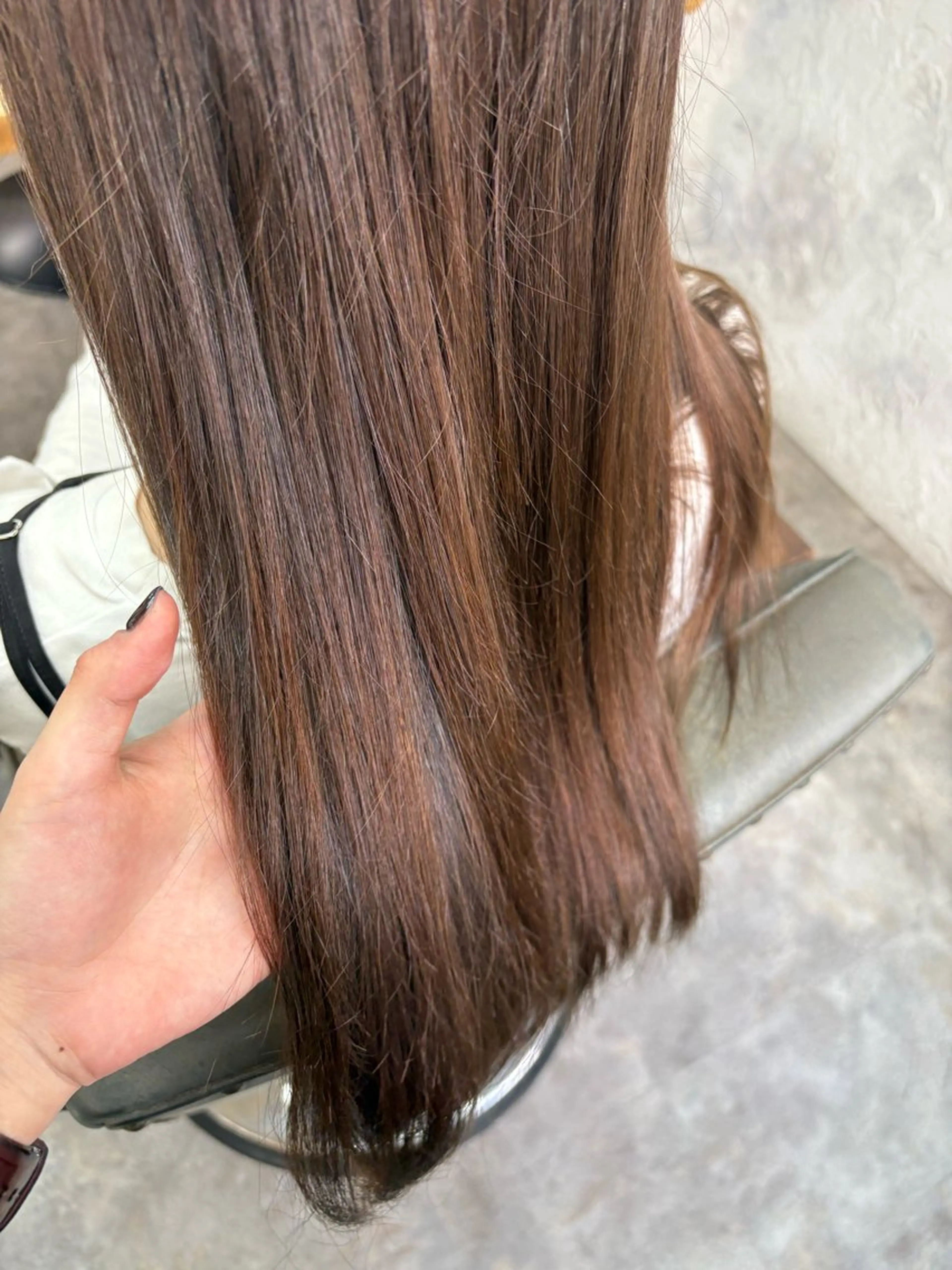 セミロング ヘアカラー hair studio nico…所属・シモイケ ルアのヘアスタイル