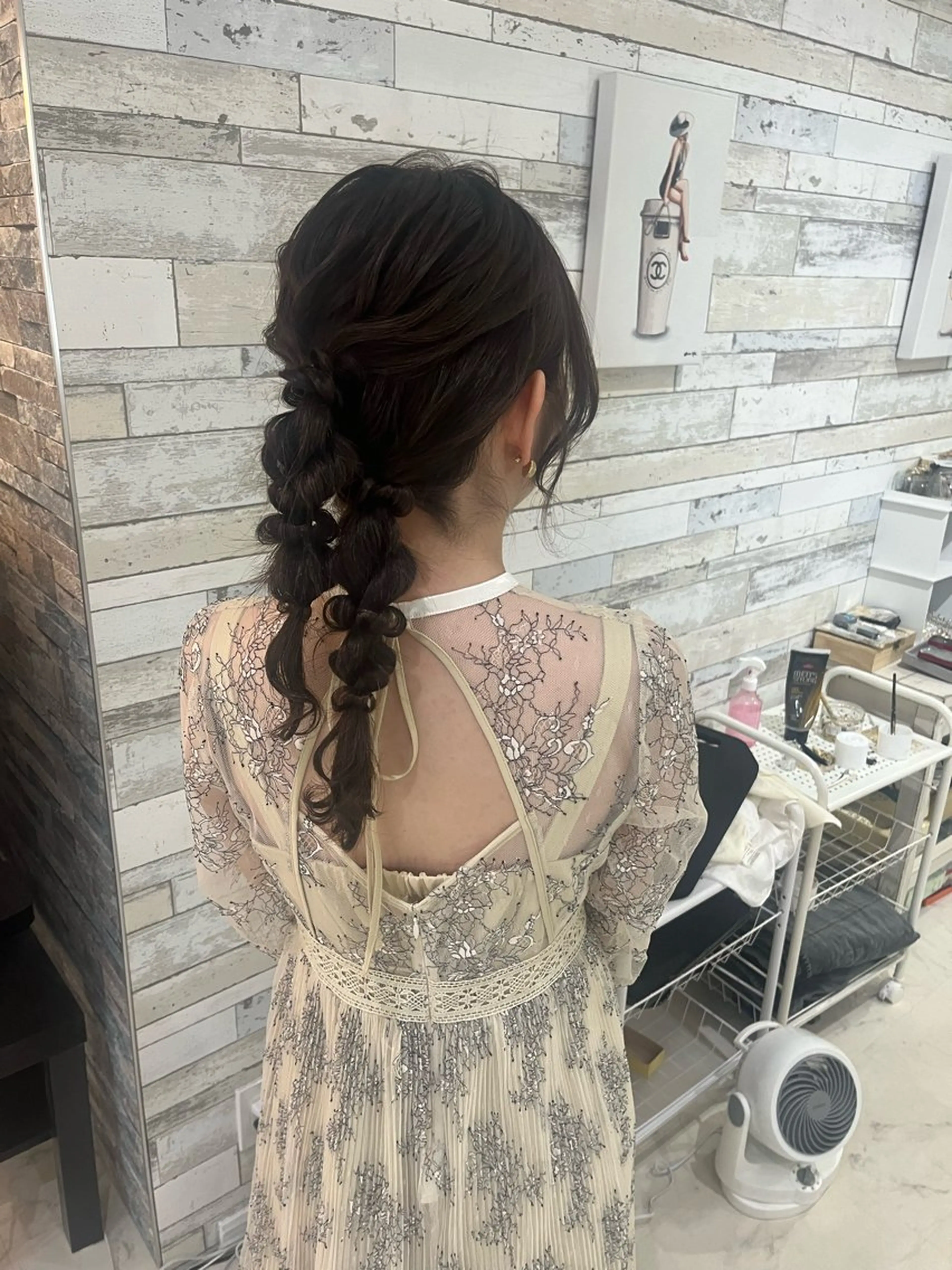 セミロング ヘアアレンジ 🪞Unge チヒロ 女性限定のヘアスタイル