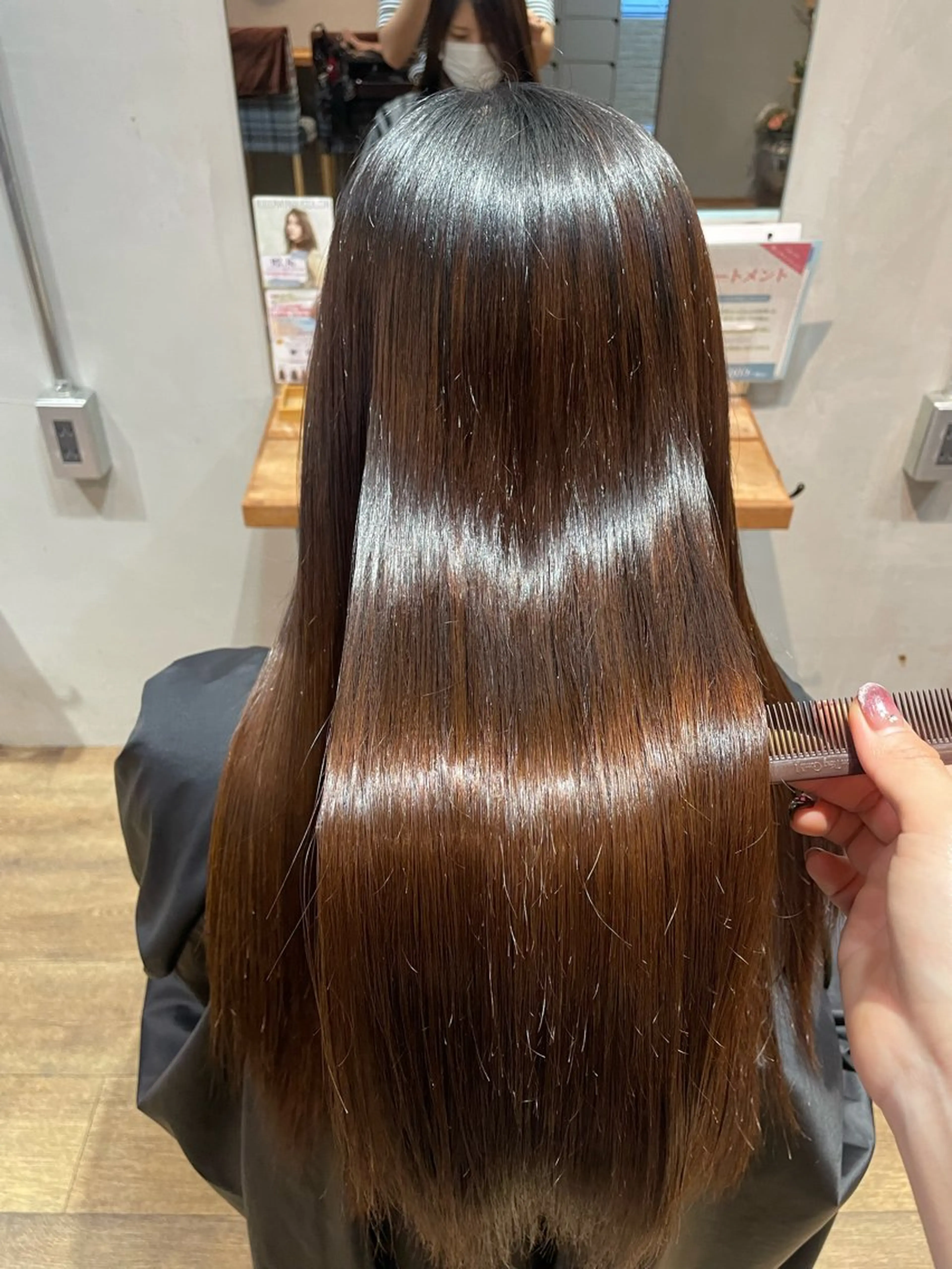 ロング トリートメント 💘韓国レイヤー上 品カラーruru💘のヘアスタイル