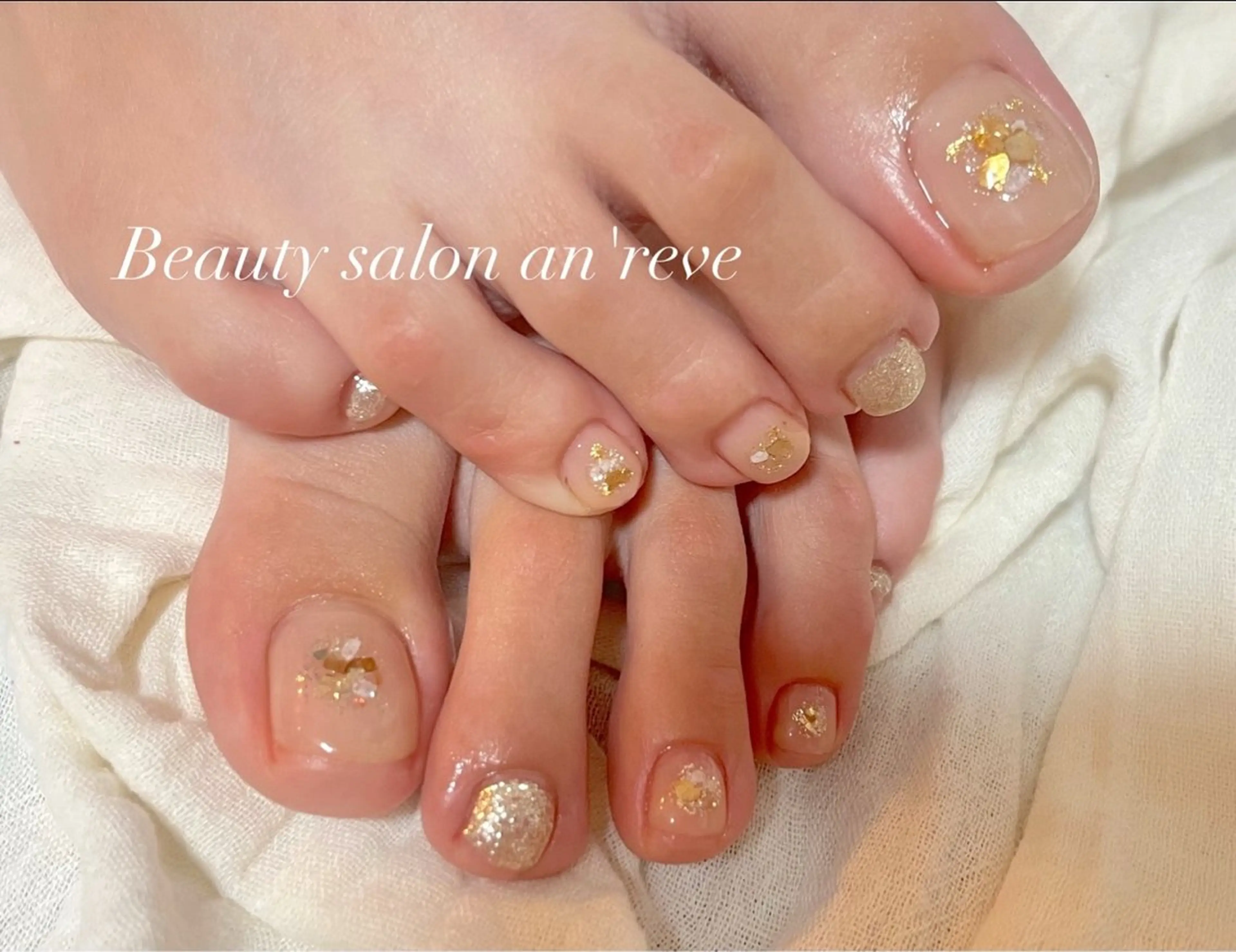 ネイル ニュアンスネイル フットネイル an'reve ♥RIEのネイルデザイン