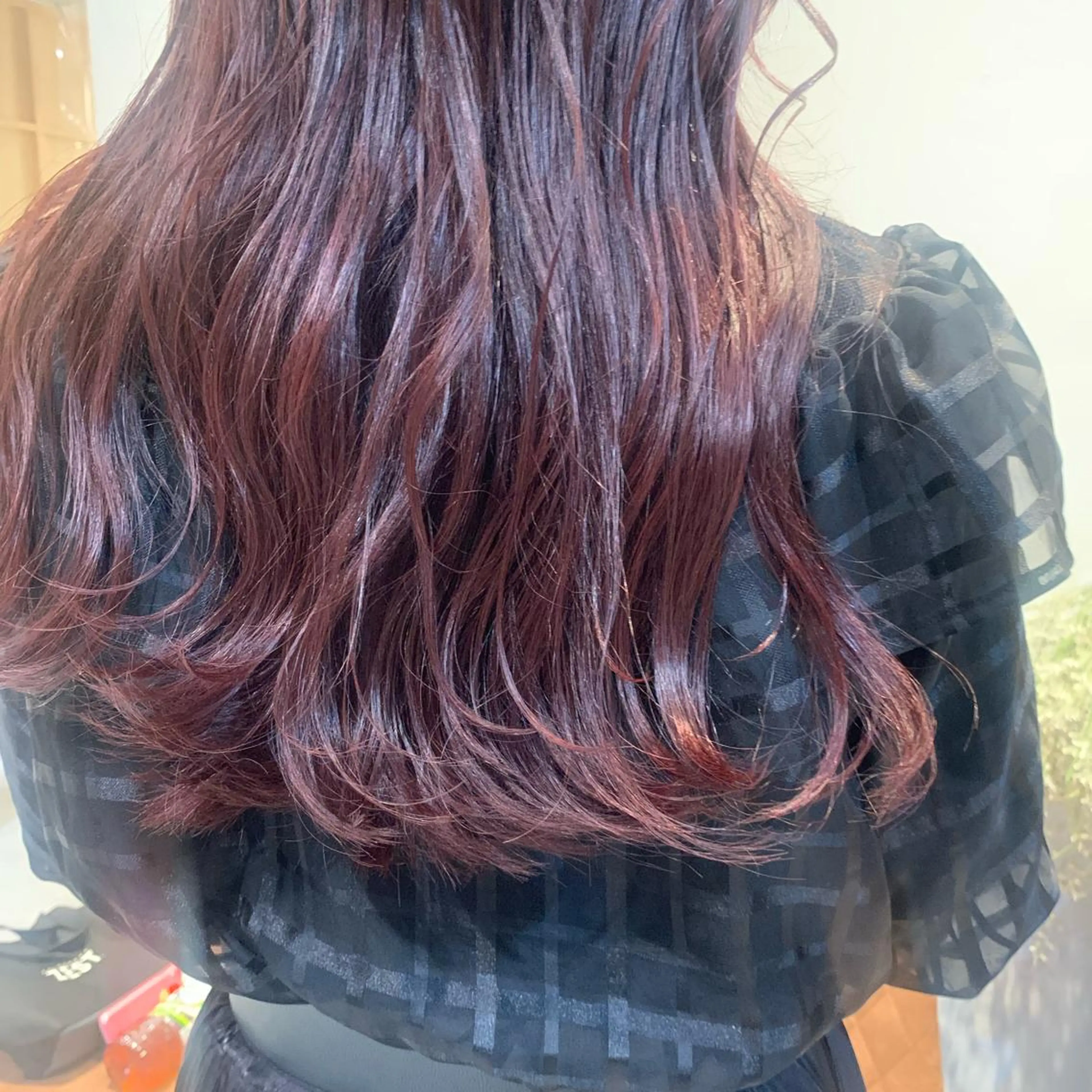 セミロング カラー RISAKO 艶髪モテヘア🎀府中のヘアスタイル