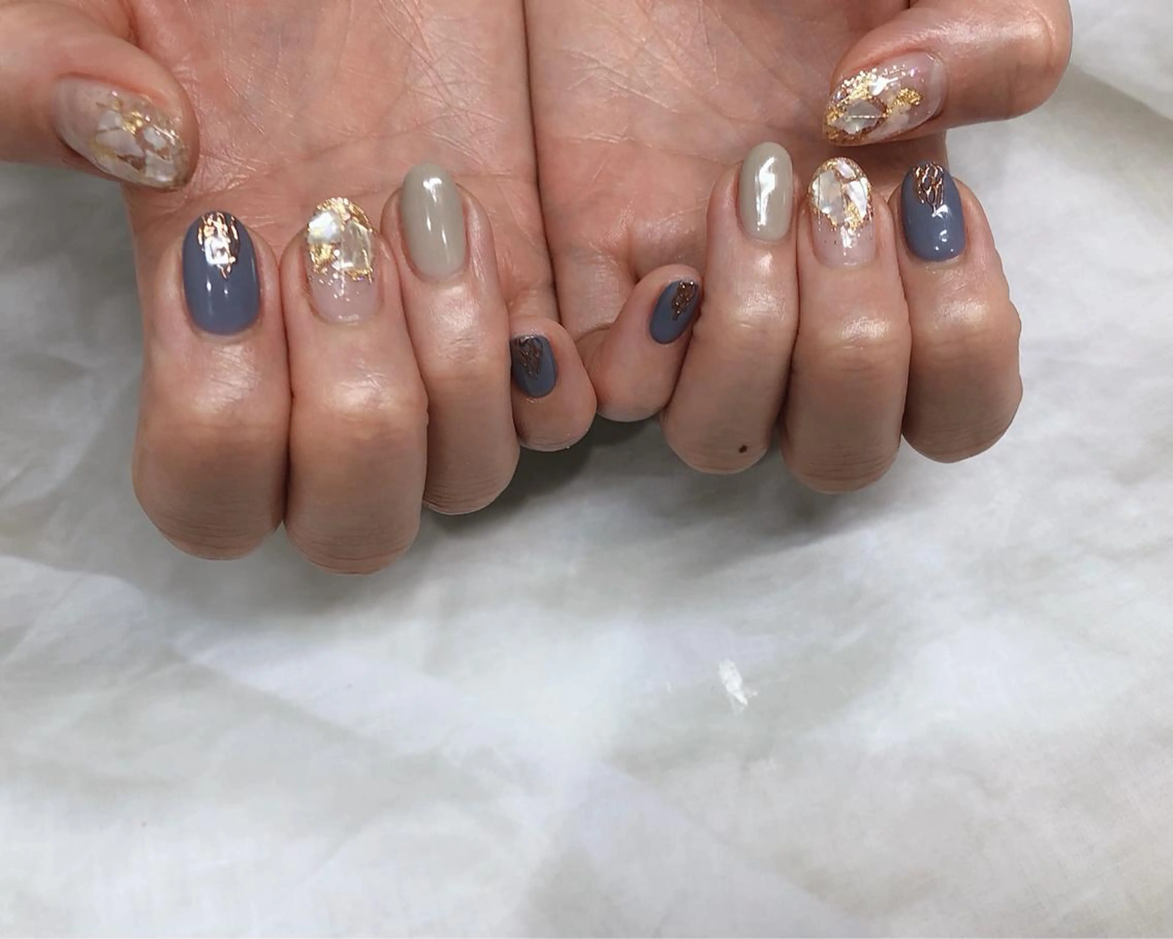 ネイル ニュアンスネイル ハンドネイル saki_ nail heronのネイルデザイン