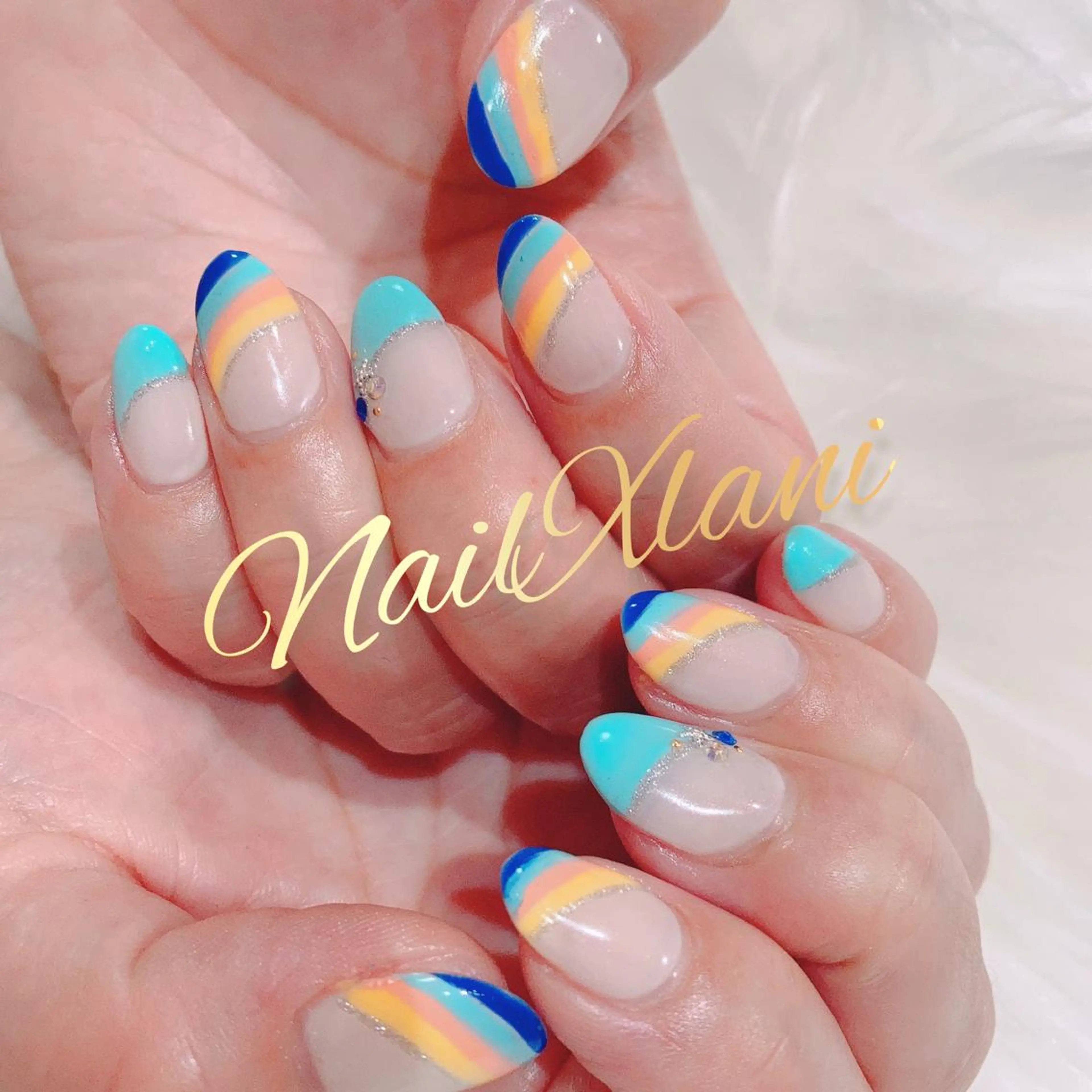 ネイル Nail×Lani 深爪矯正対応◎のネイルデザイン