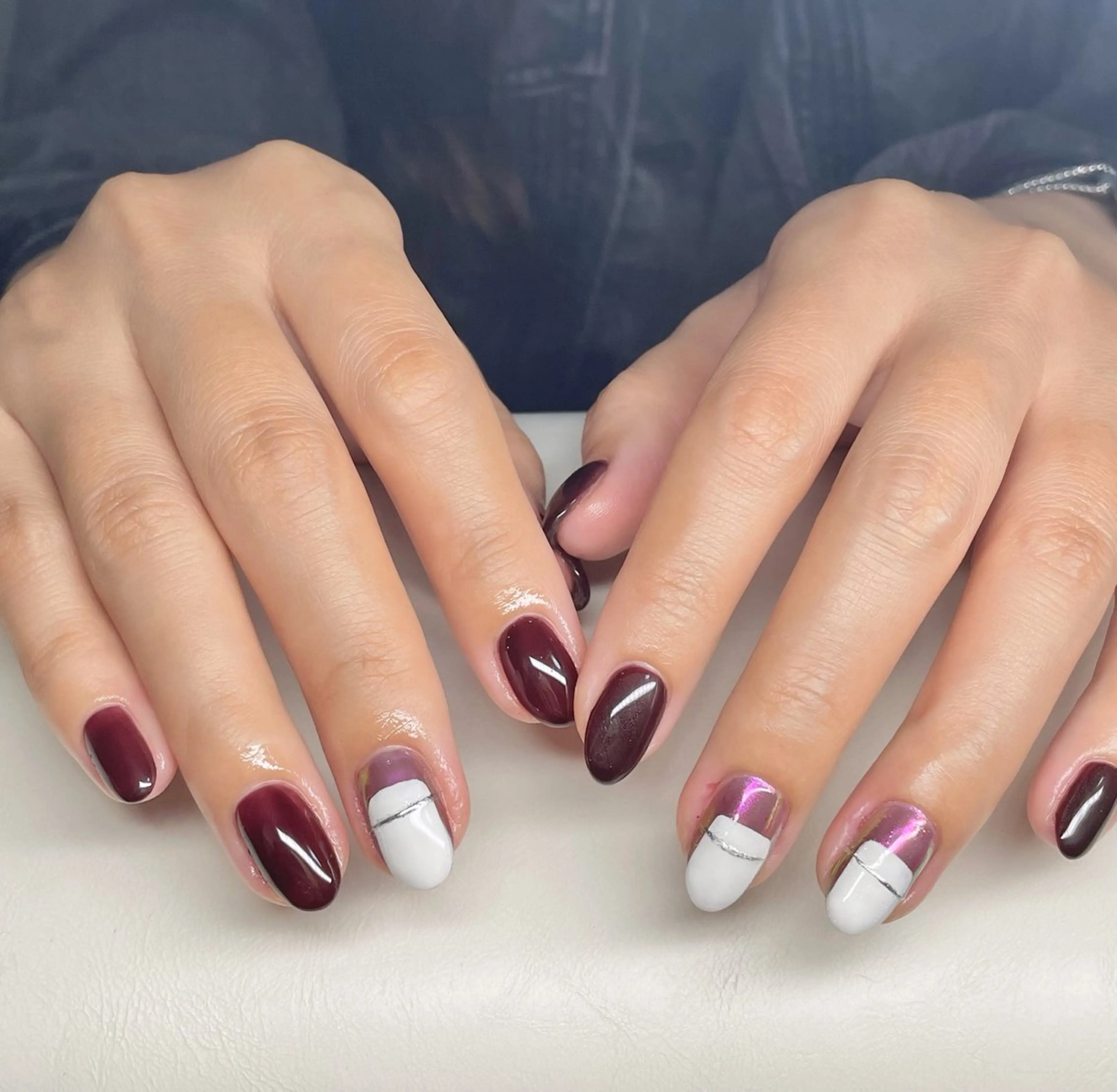 ネイル 持ち込み ハンドネイル Rena-ju キャサディのネイルデザイン