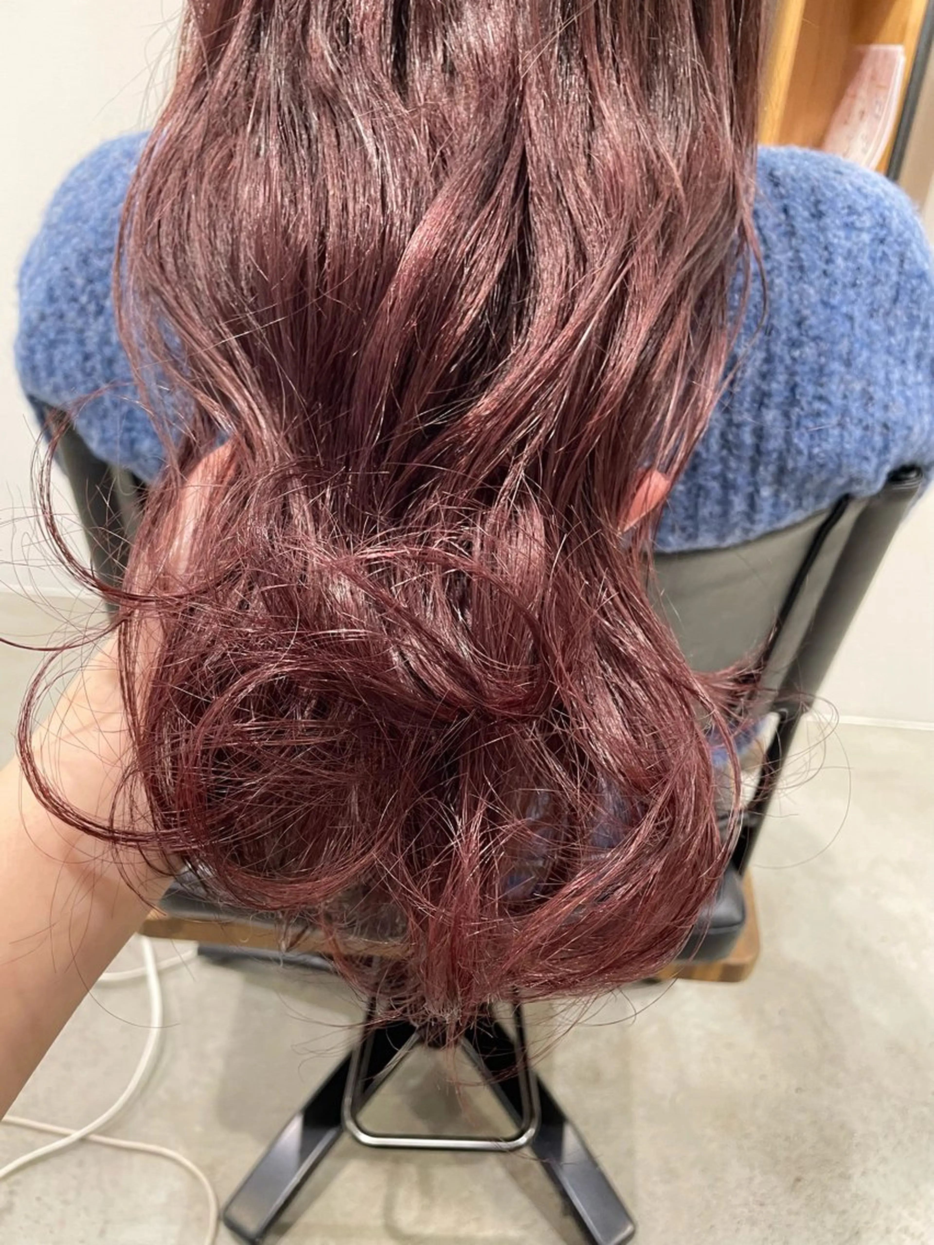 ロング カラー ブリーチ ブリーチなしカラー ピンクカラー カット ヘアカラー トリートメント faith hair bisq所属・平澤 萌香のその他イメージ